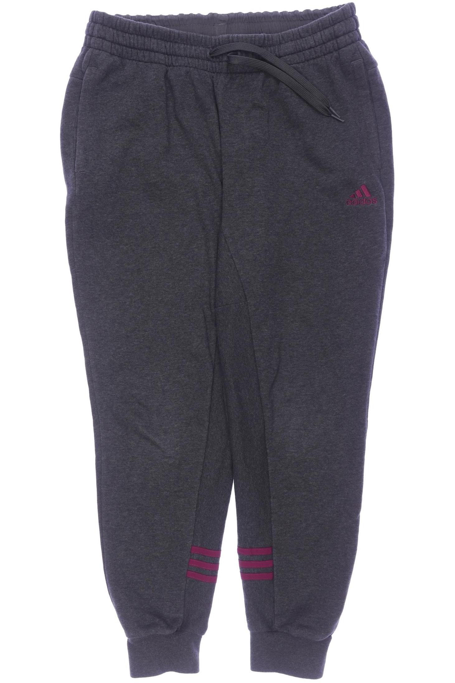 

adidas Damen Stoffhose, grau, Gr. 0