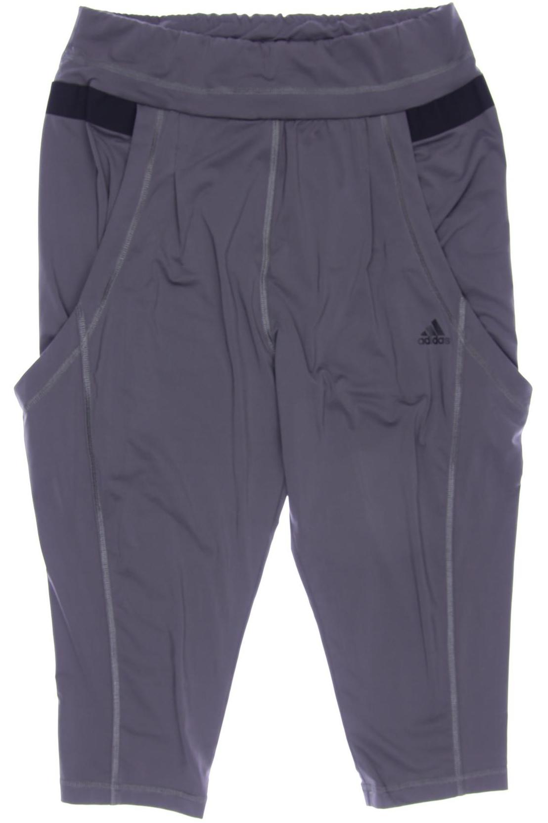 

adidas Damen Stoffhose, grau, Gr. 0