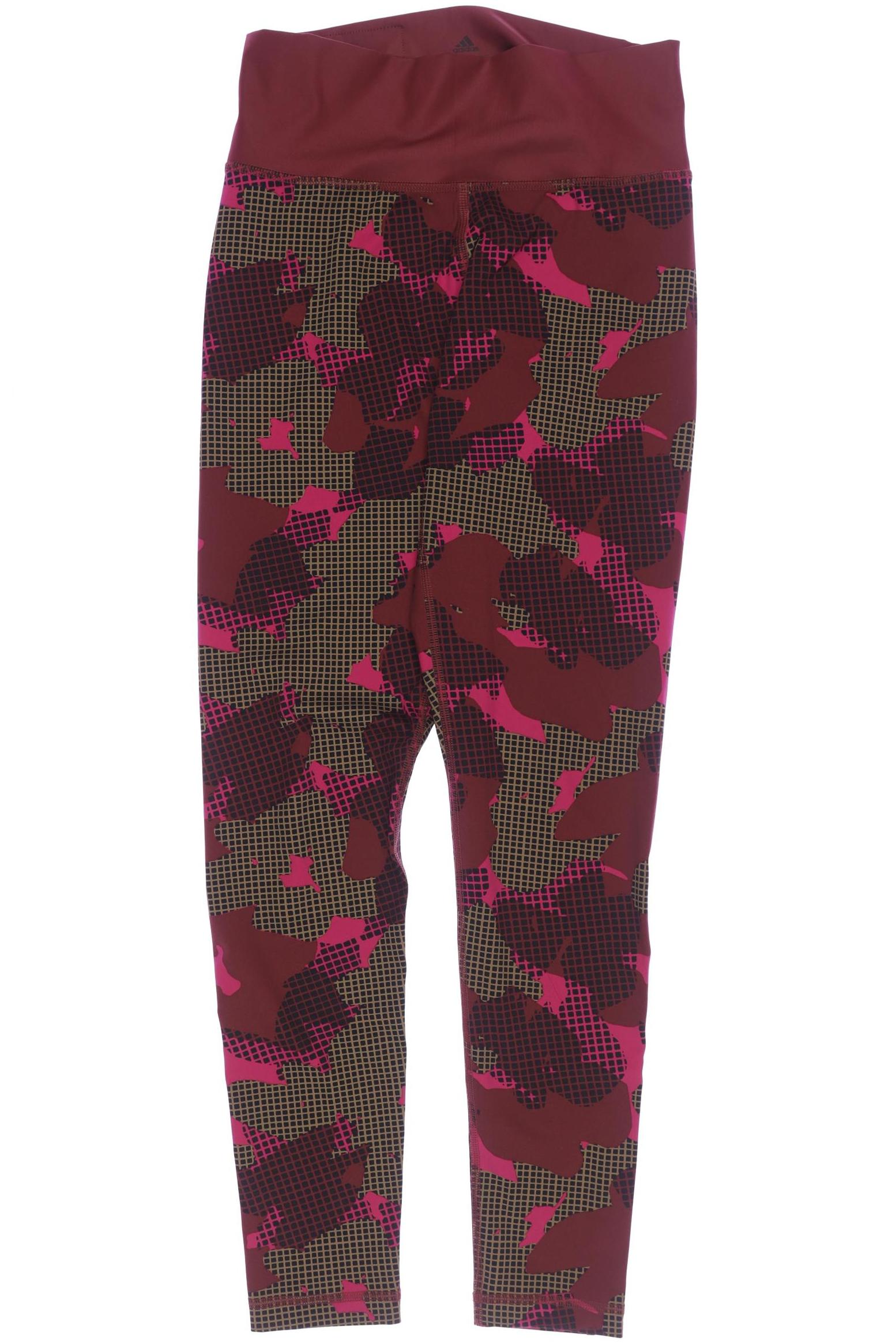 

adidas Damen Stoffhose, bordeaux, Gr. 0