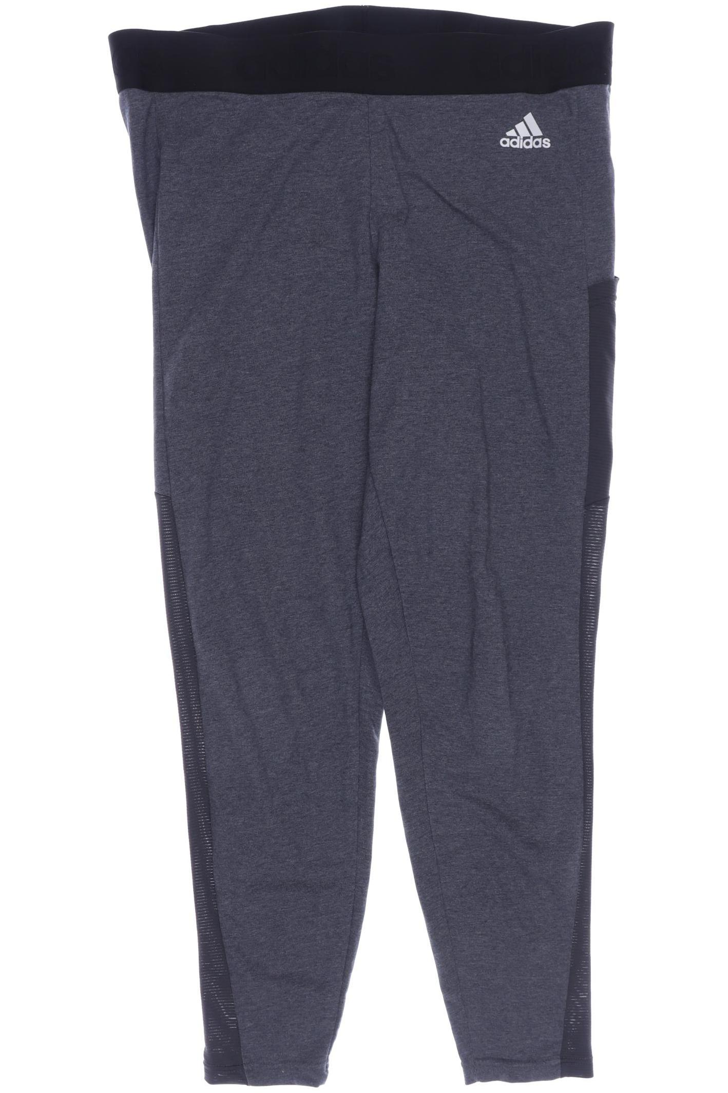 

adidas Damen Stoffhose, grau, Gr. 0