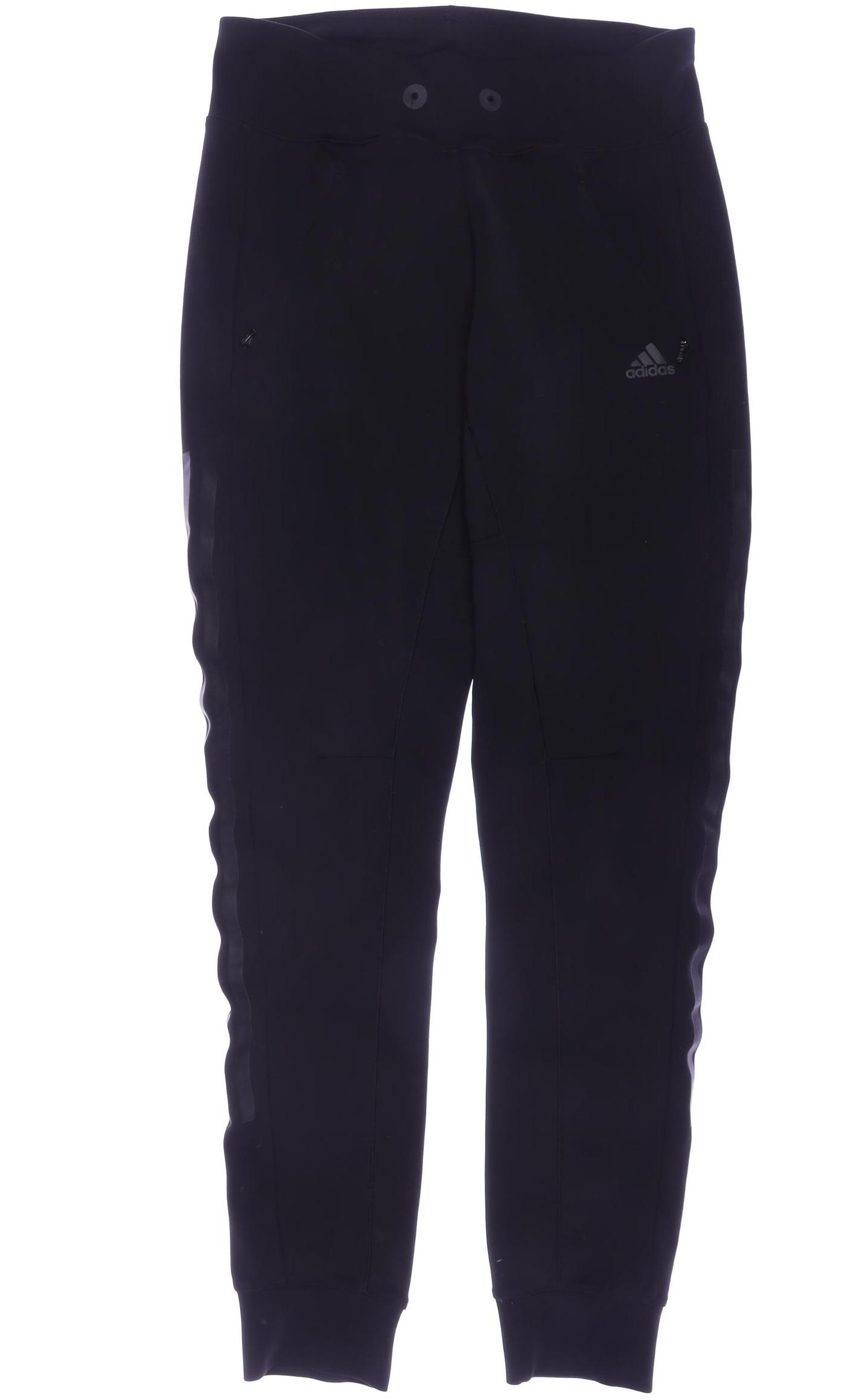 

adidas Damen Stoffhose, schwarz, Gr. 0