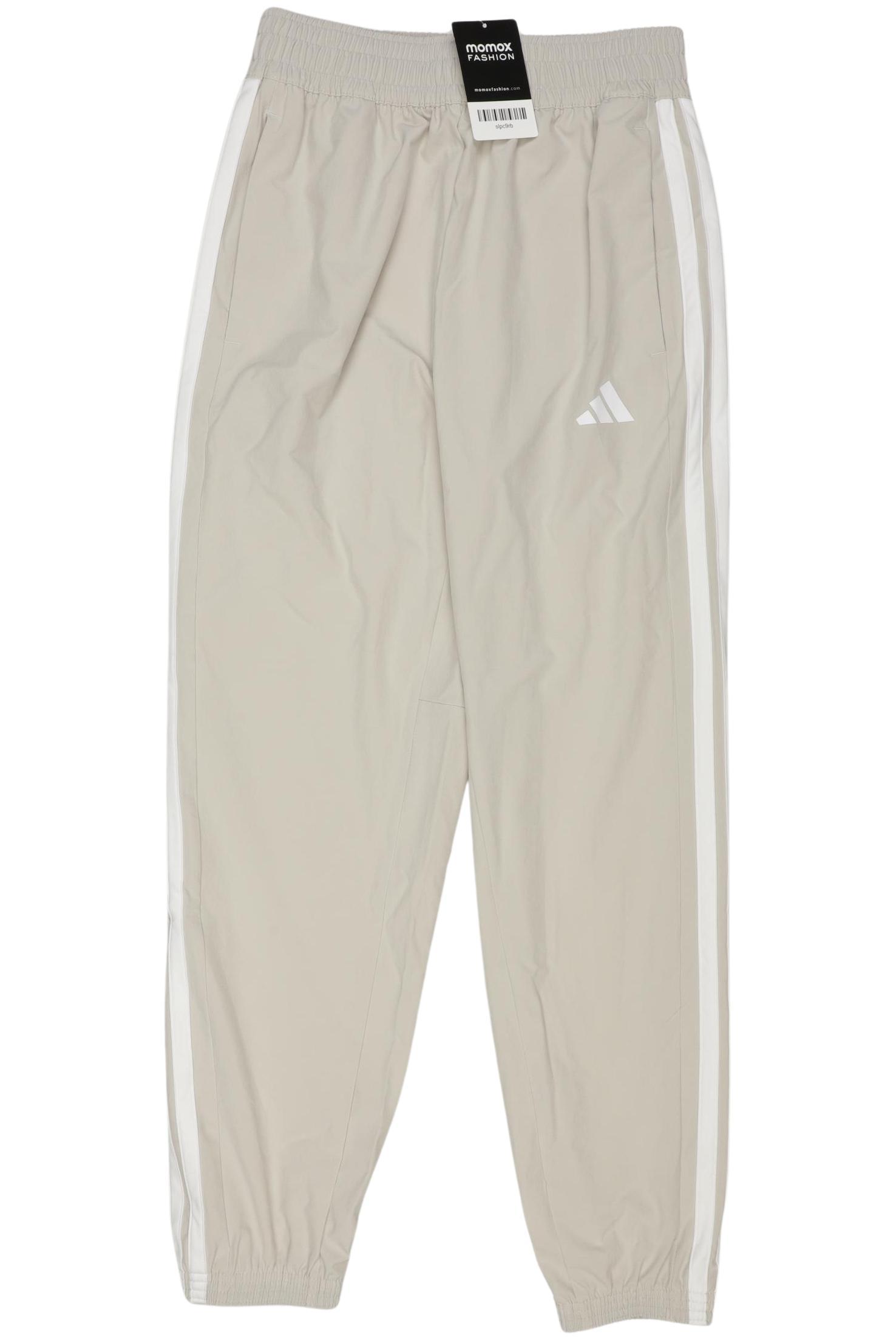 

adidas Damen Stoffhose, beige, Gr. 0