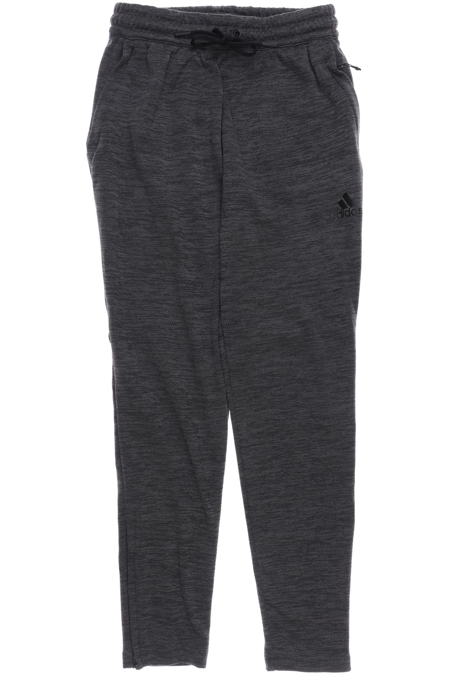 

adidas Damen Stoffhose, grau, Gr. 0