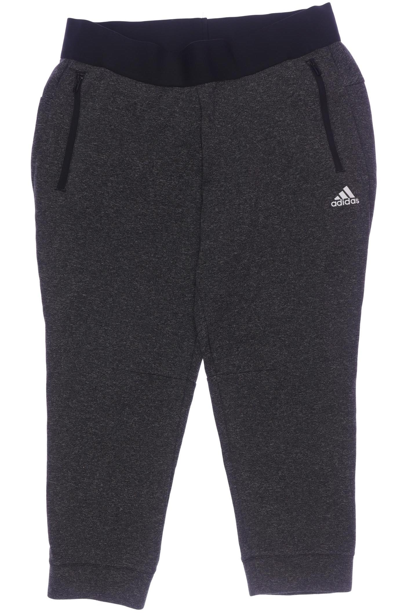 

adidas Damen Stoffhose, grau, Gr. 42