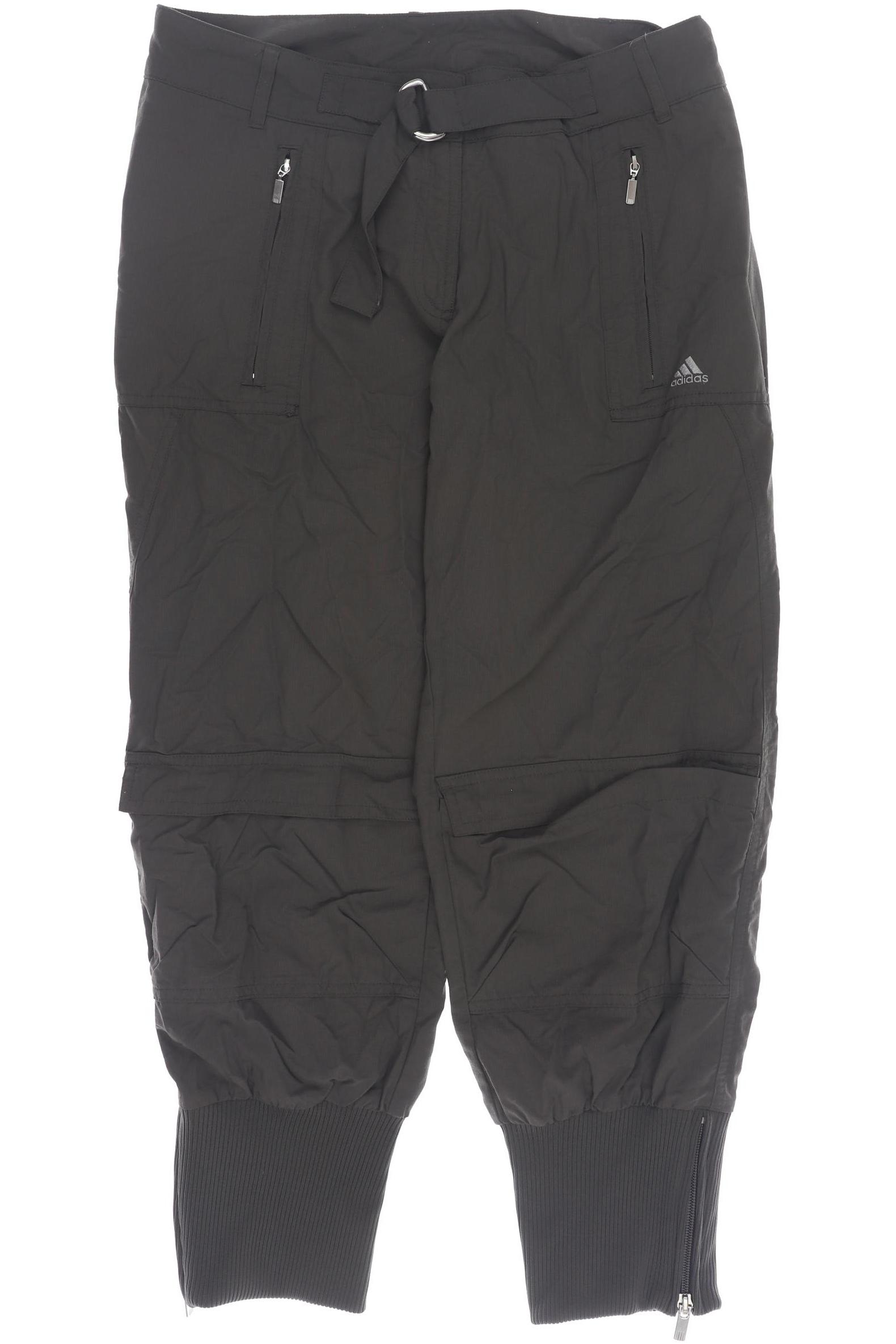 

adidas Damen Stoffhose, grau, Gr. 36