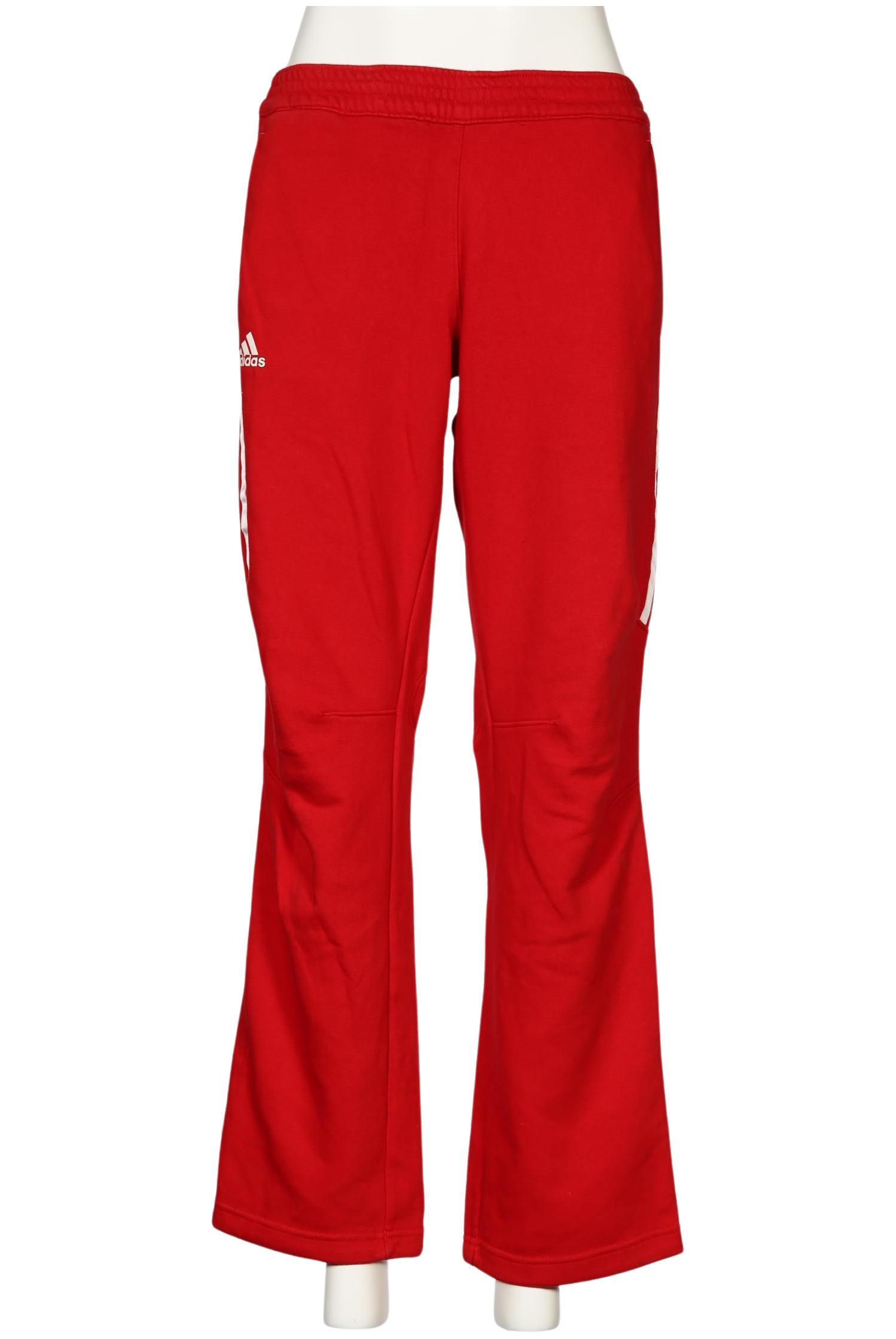 

adidas Damen Stoffhose, rot, Gr. 40
