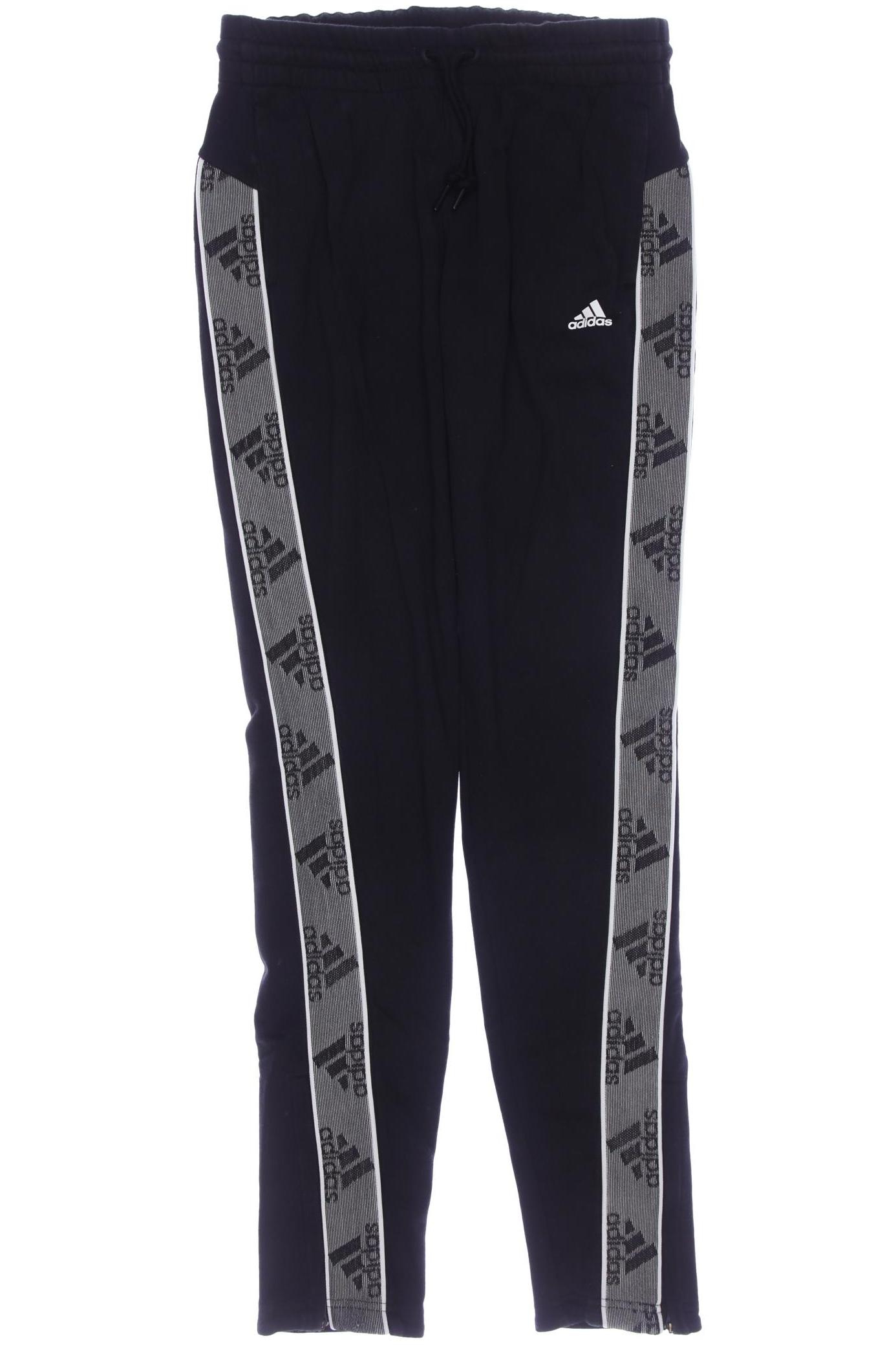 

adidas Damen Stoffhose, schwarz, Gr. 0
