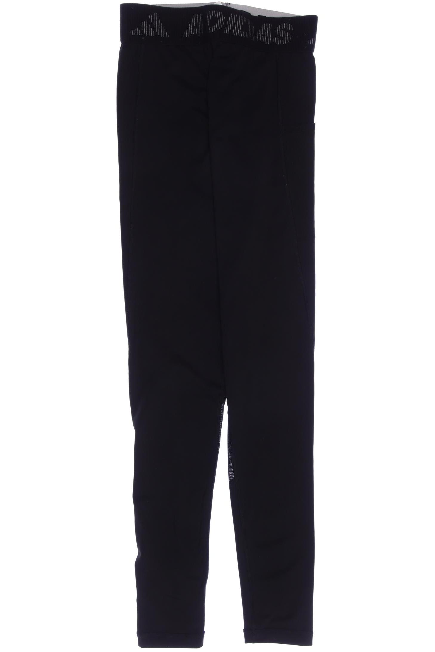 

adidas Damen Stoffhose, schwarz, Gr. 0