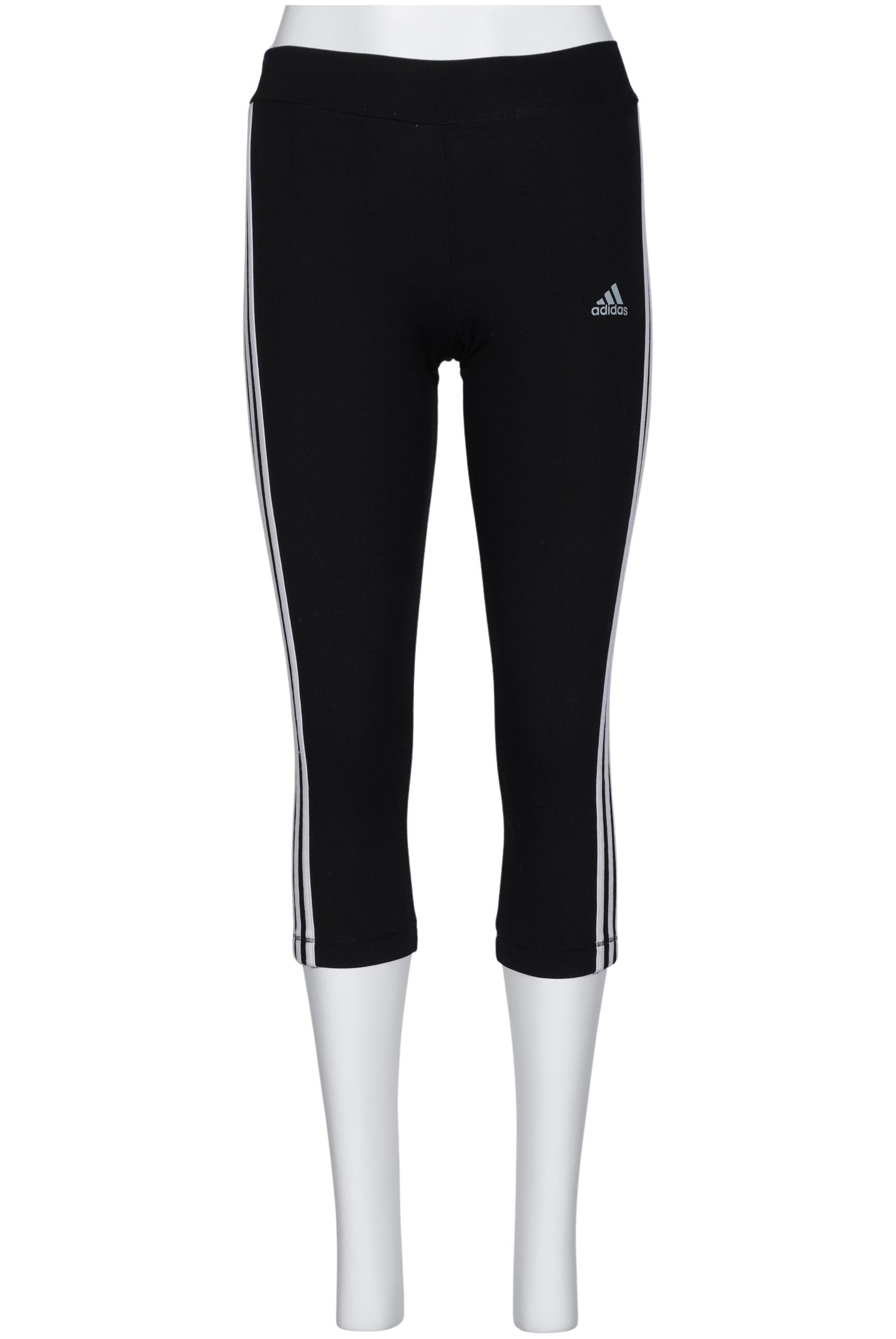 

adidas Damen Stoffhose, schwarz, Gr. 38