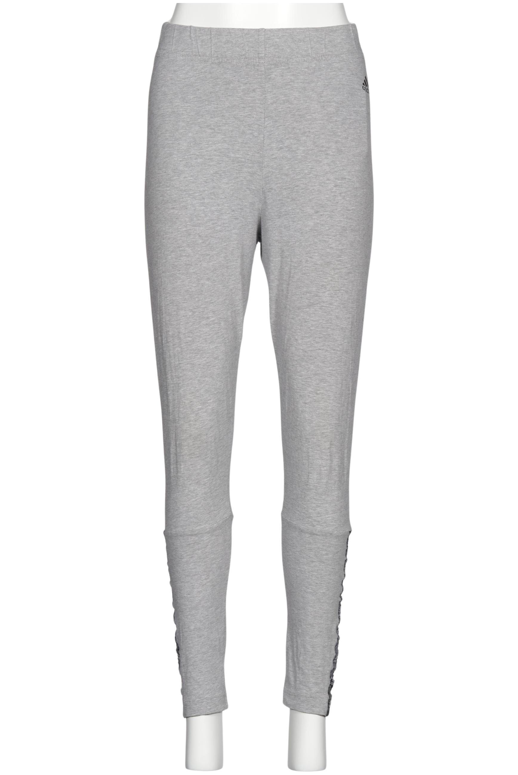 

adidas Damen Stoffhose, grau, Gr. 0