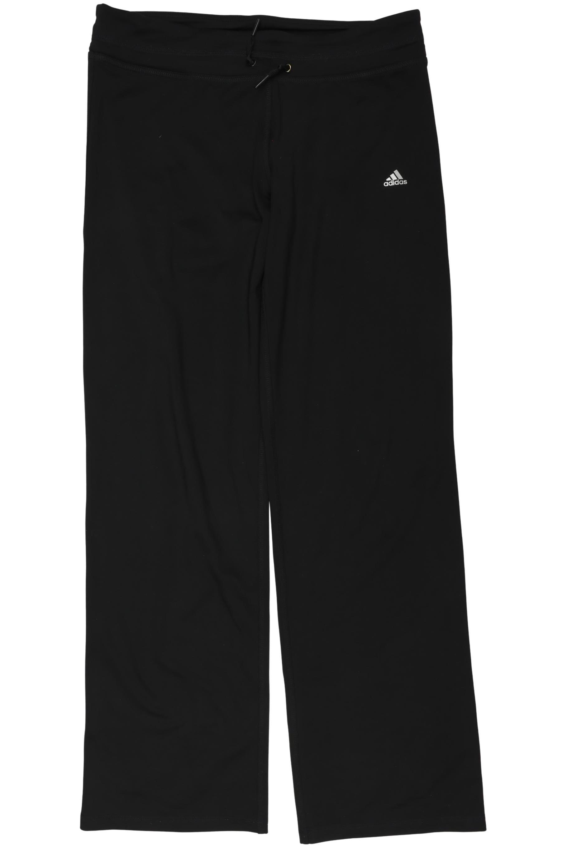 

adidas Damen Stoffhose, schwarz, Gr. 38
