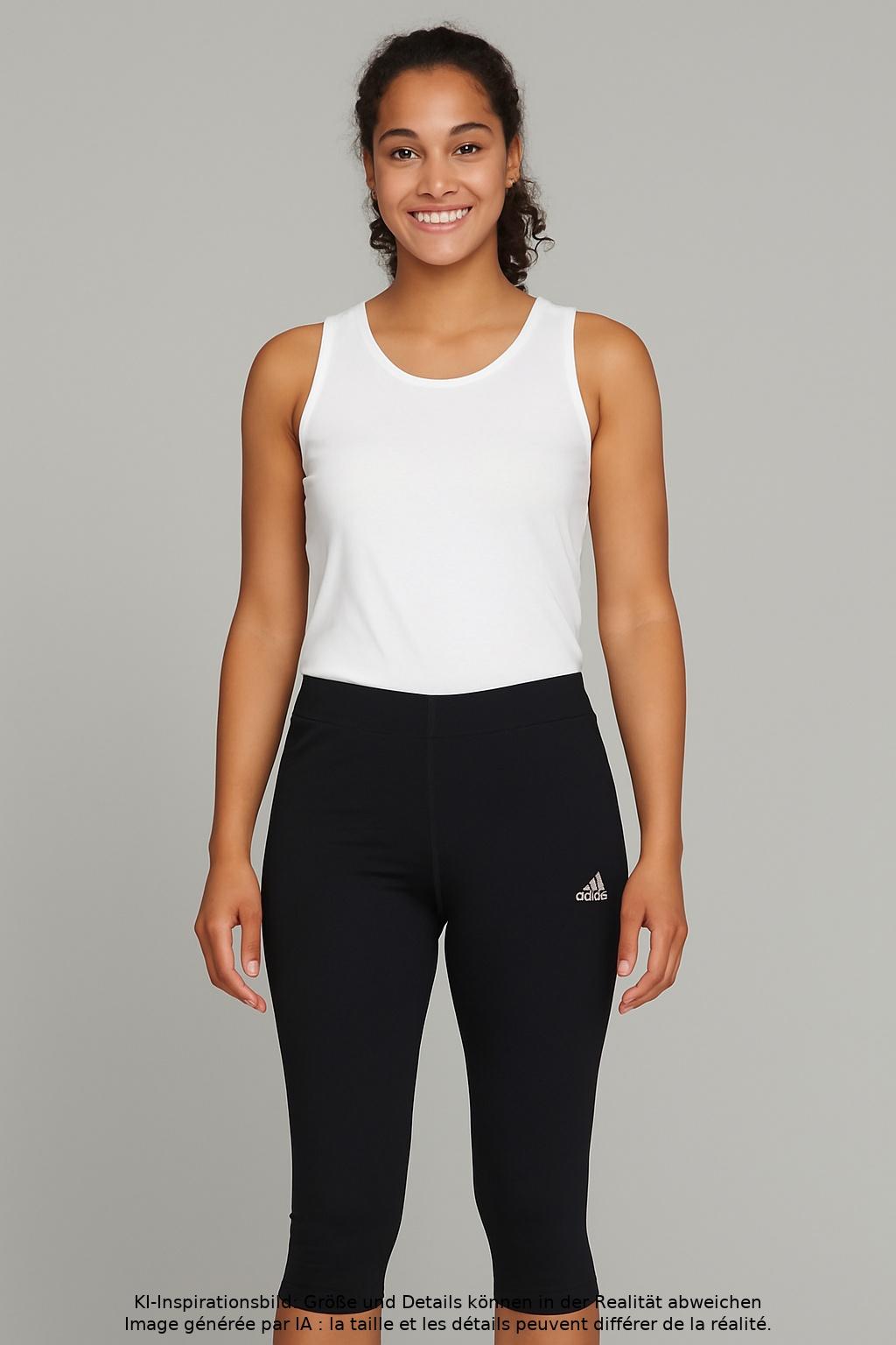 

adidas Damen Stoffhose, schwarz, Gr. 0