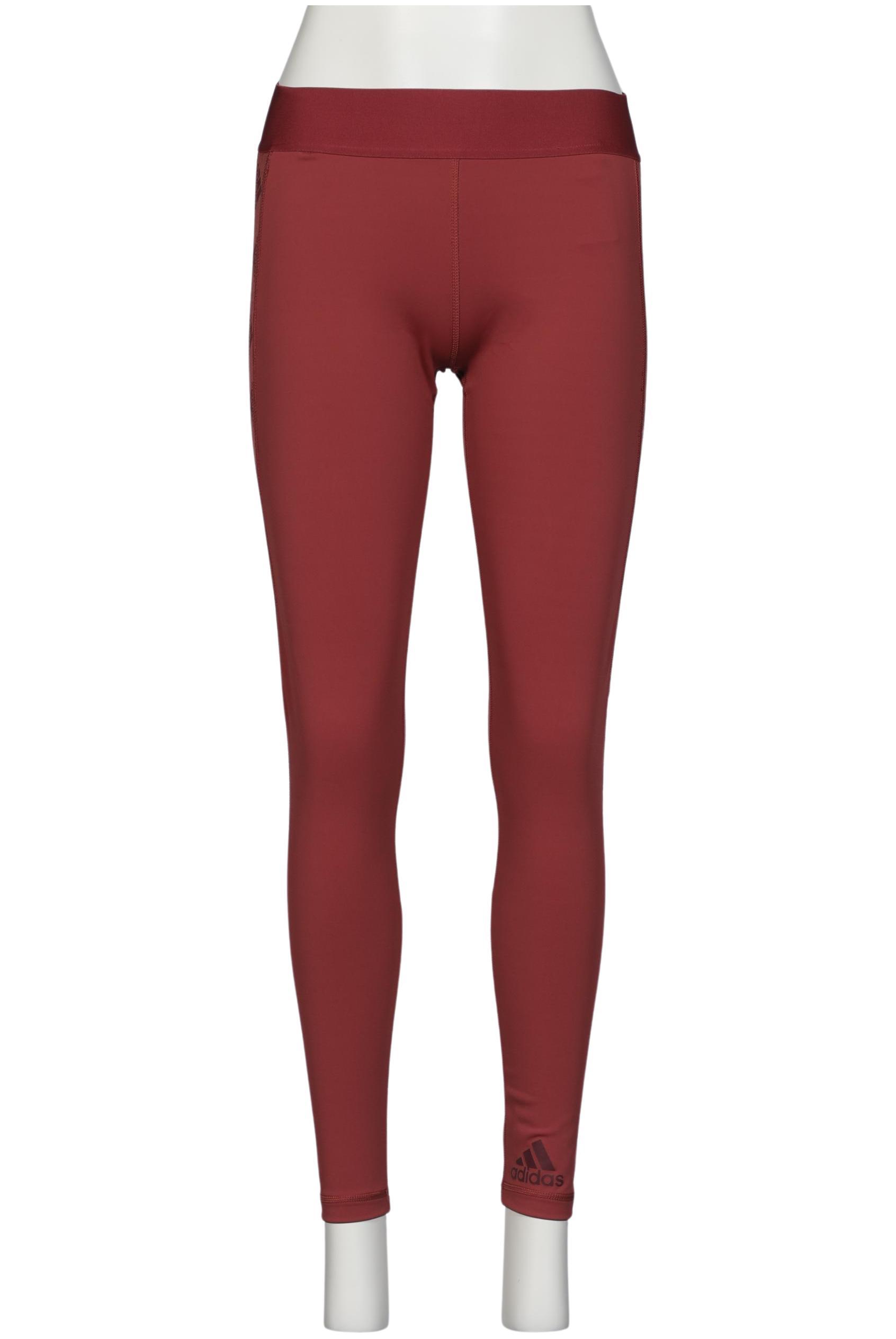 

adidas Damen Stoffhose, bordeaux, Gr. 0