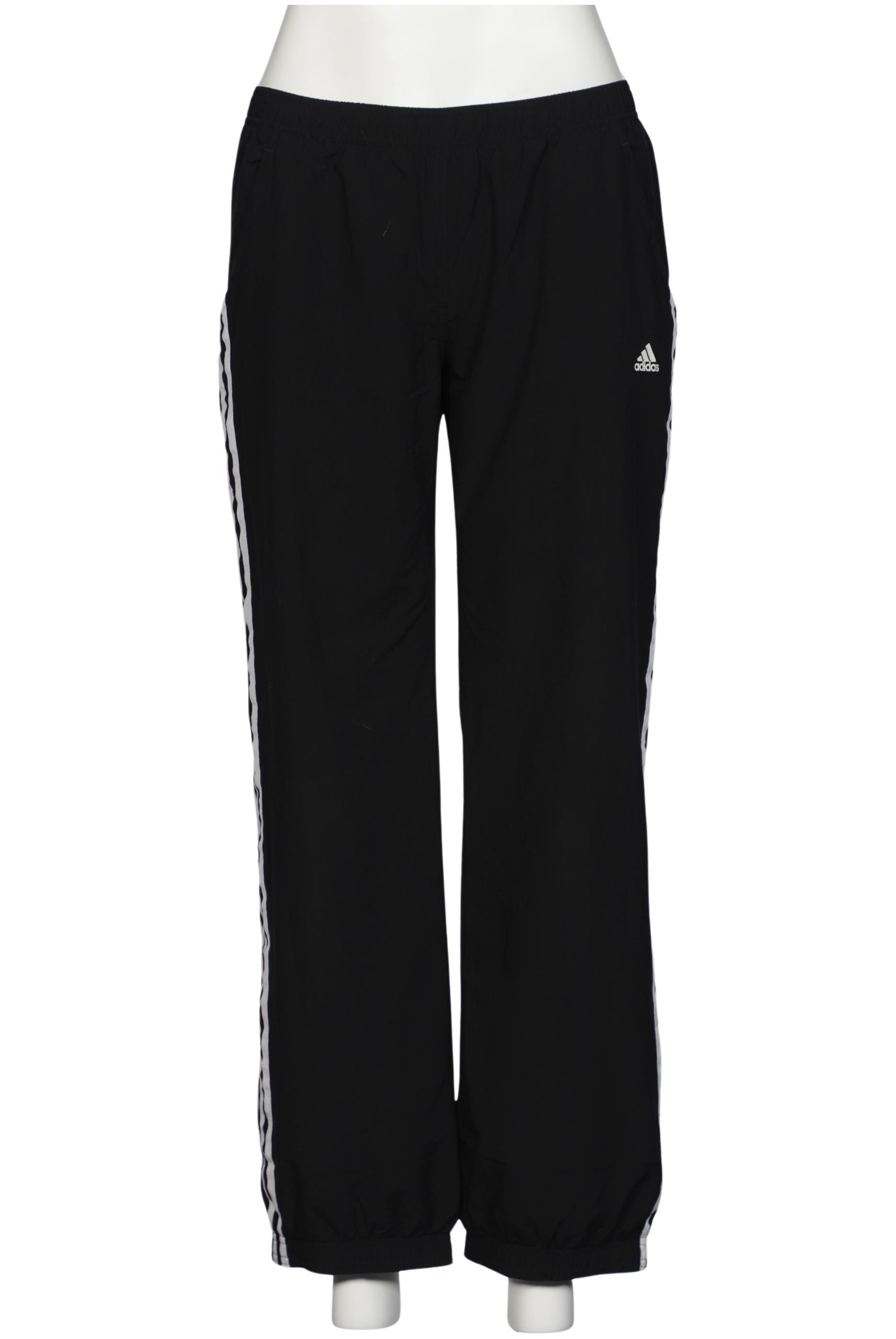 

adidas Damen Stoffhose, schwarz, Gr. 42