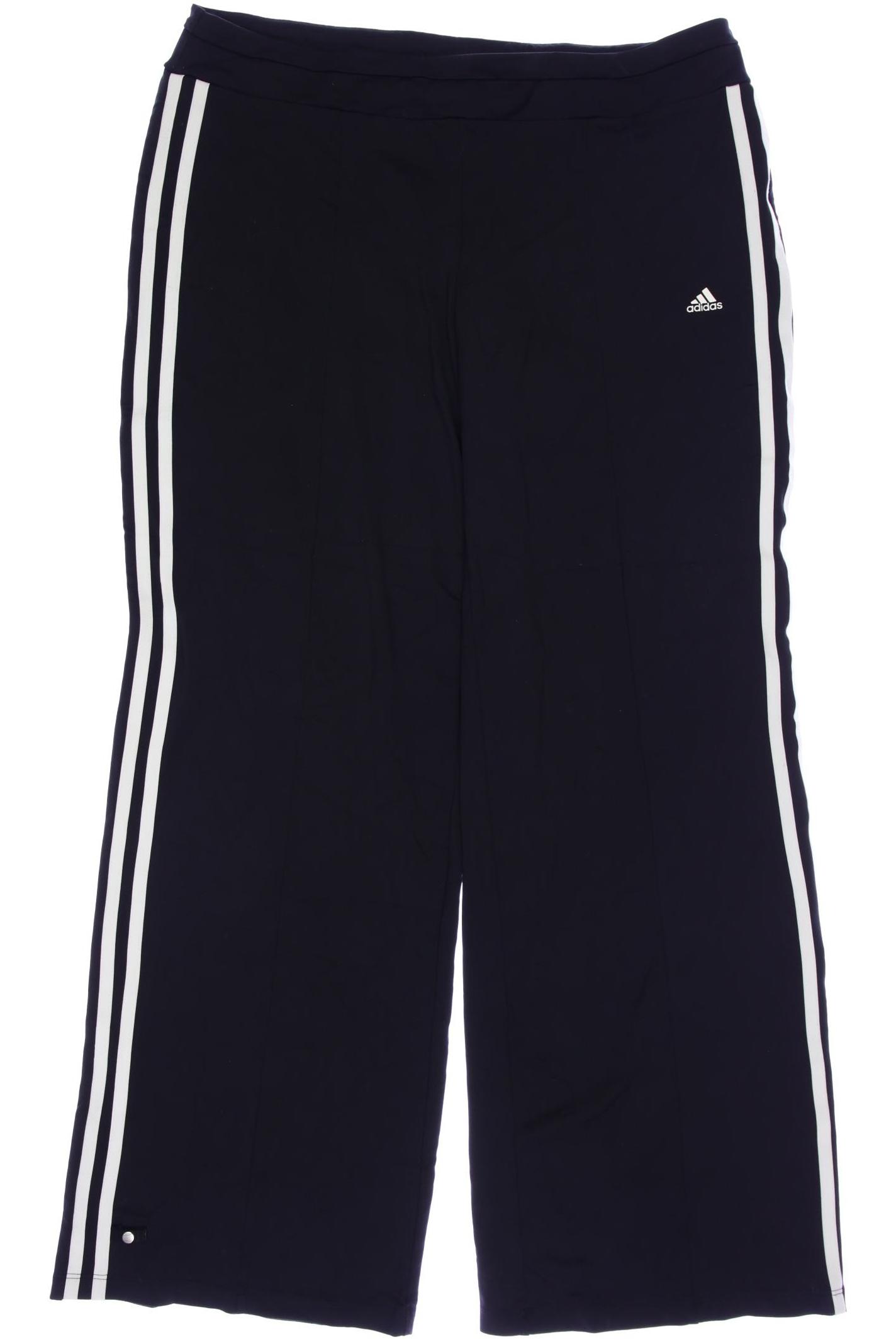 

adidas Damen Stoffhose, schwarz, Gr. 42