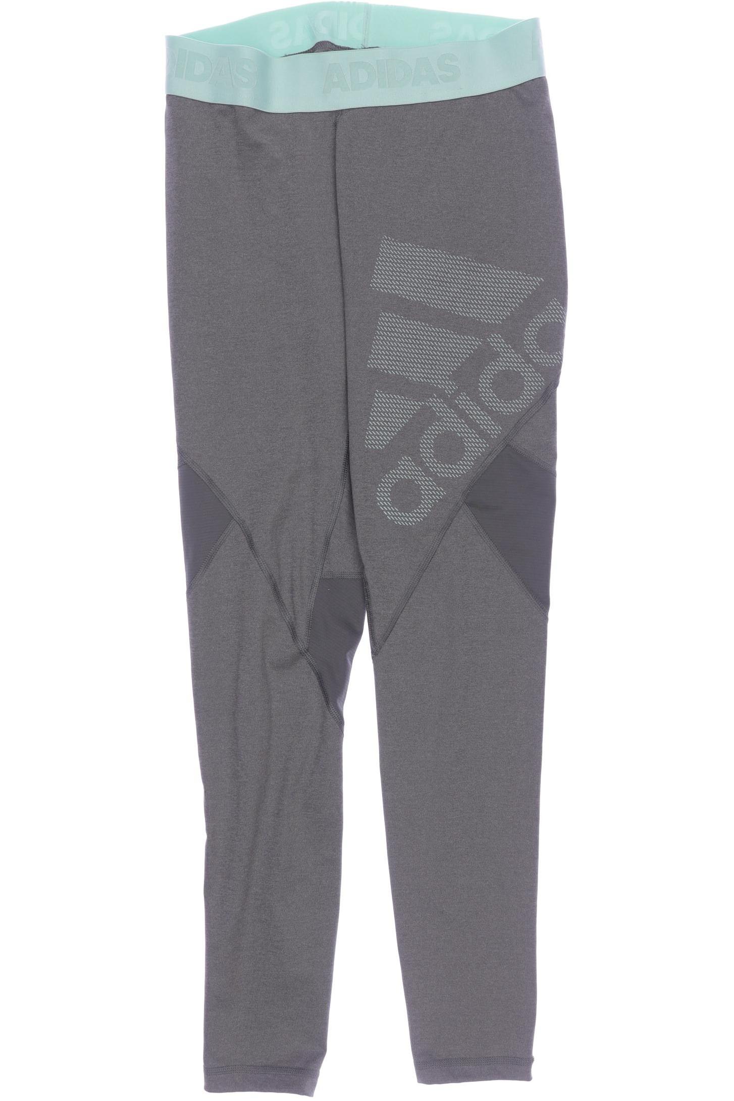 

adidas Damen Stoffhose, grau, Gr. 0