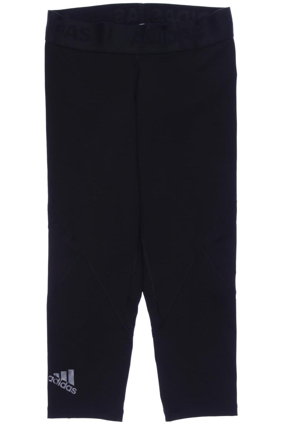 

adidas Damen Stoffhose, schwarz, Gr. 0