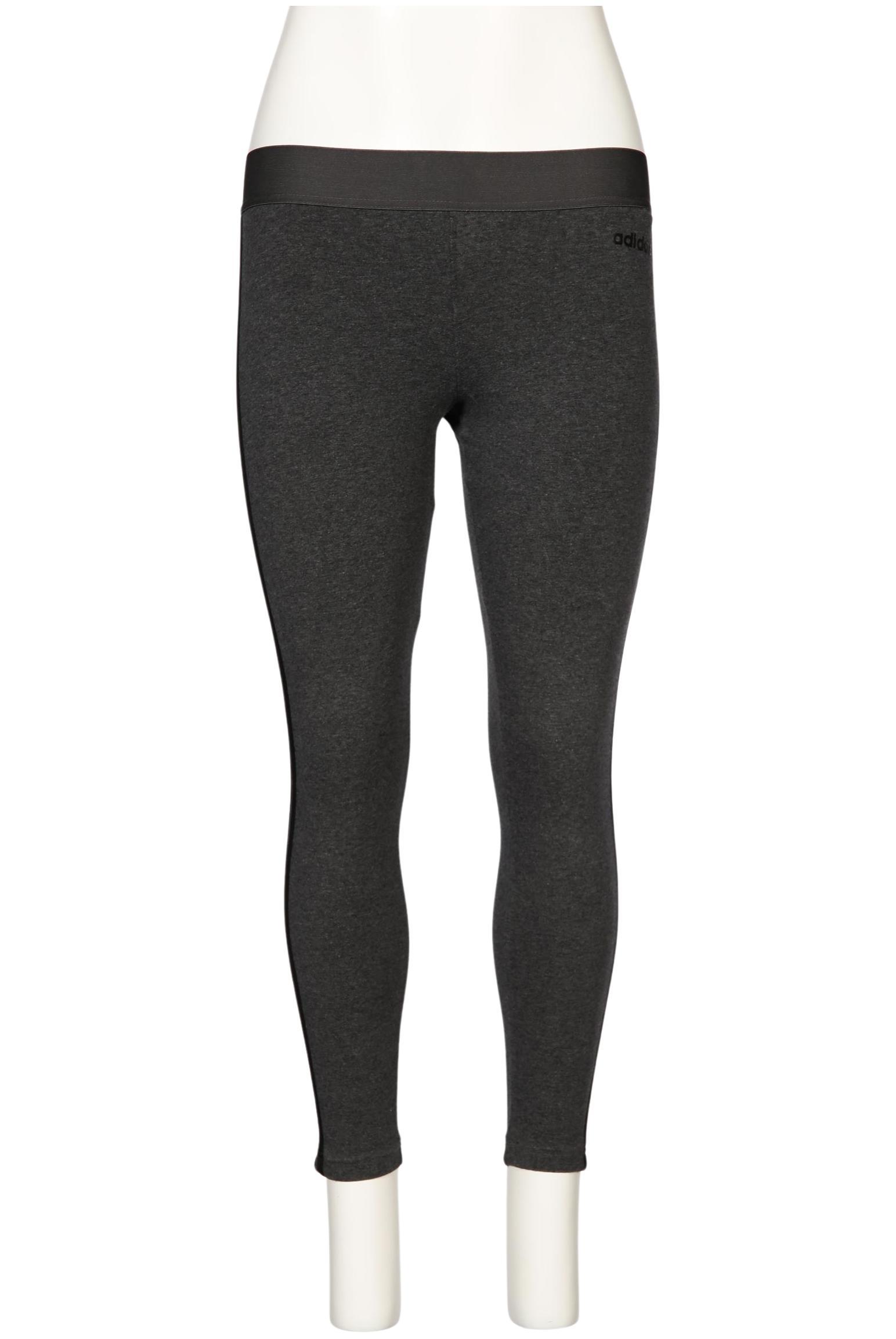 

adidas Damen Stoffhose, grau, Gr. 0