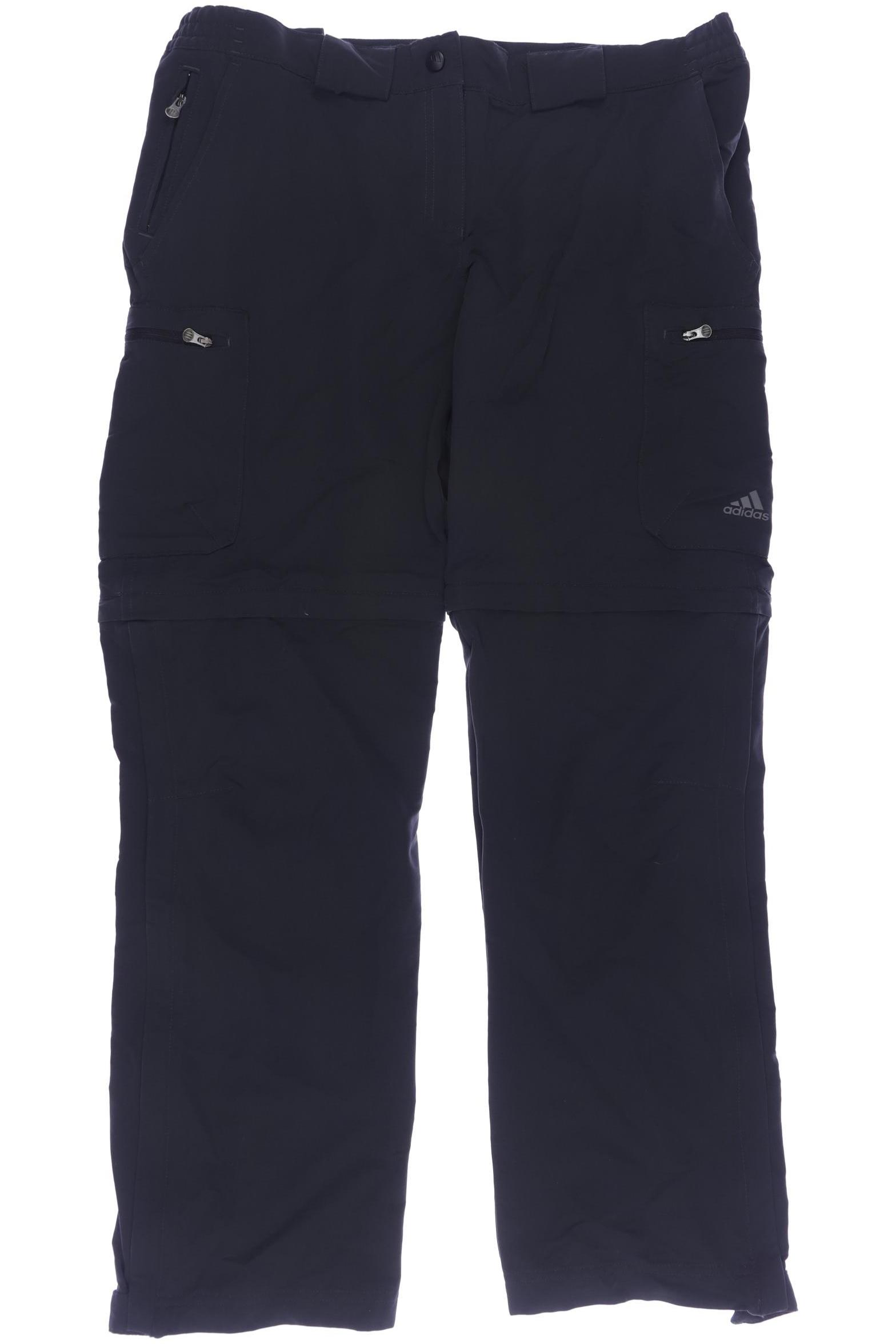 

adidas Damen Stoffhose, grau, Gr. 42