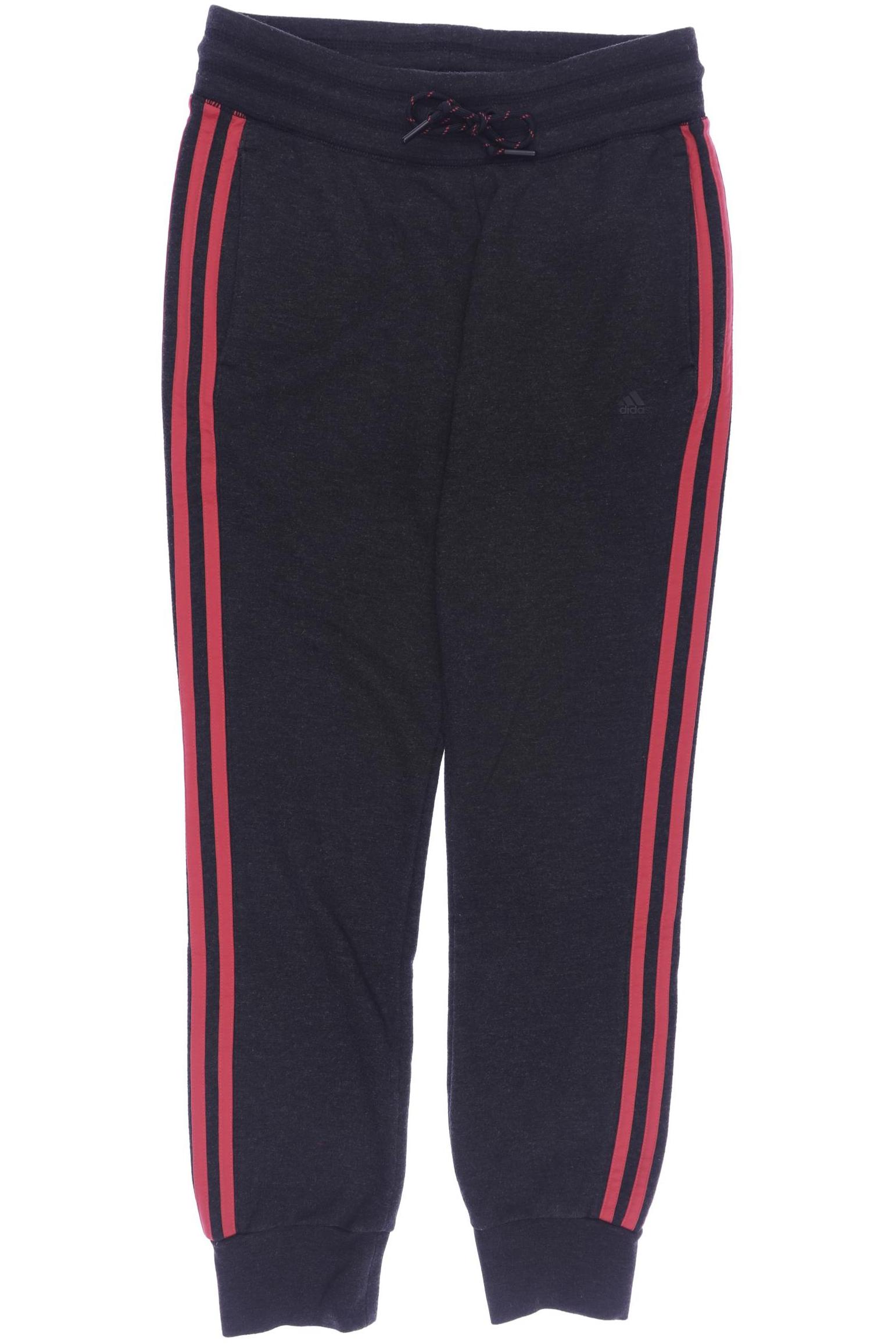 

adidas Damen Stoffhose, grau, Gr. 0