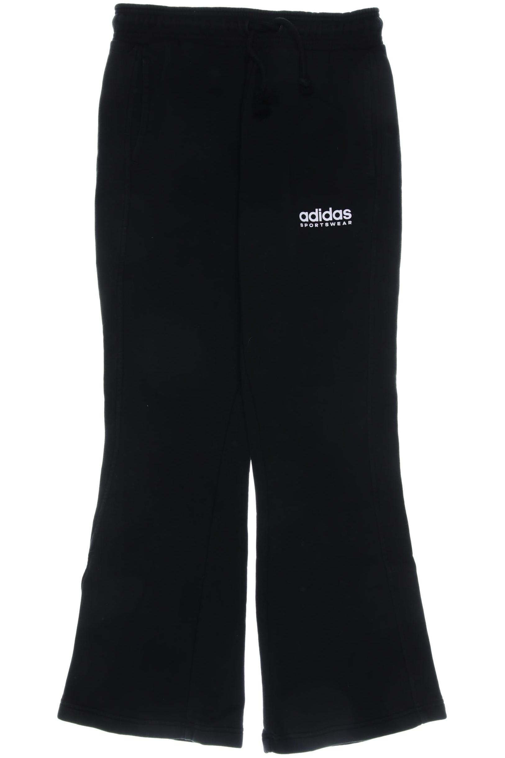 

adidas Damen Stoffhose, schwarz, Gr. 0