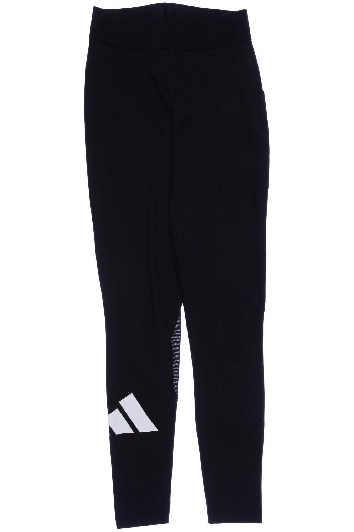 

adidas Damen Stoffhose, schwarz, Gr. 0