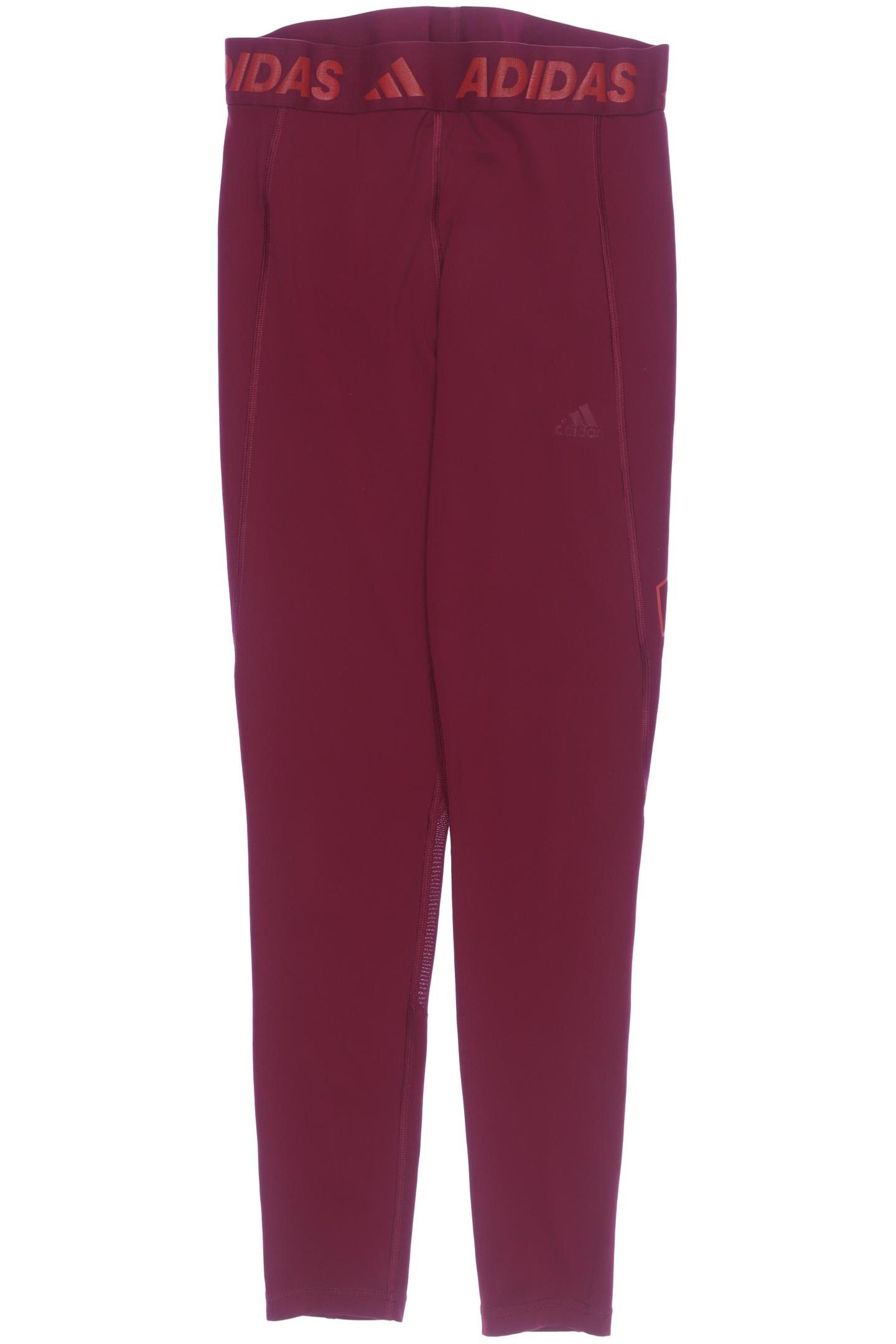 

adidas Damen Stoffhose, rot, Gr. 0