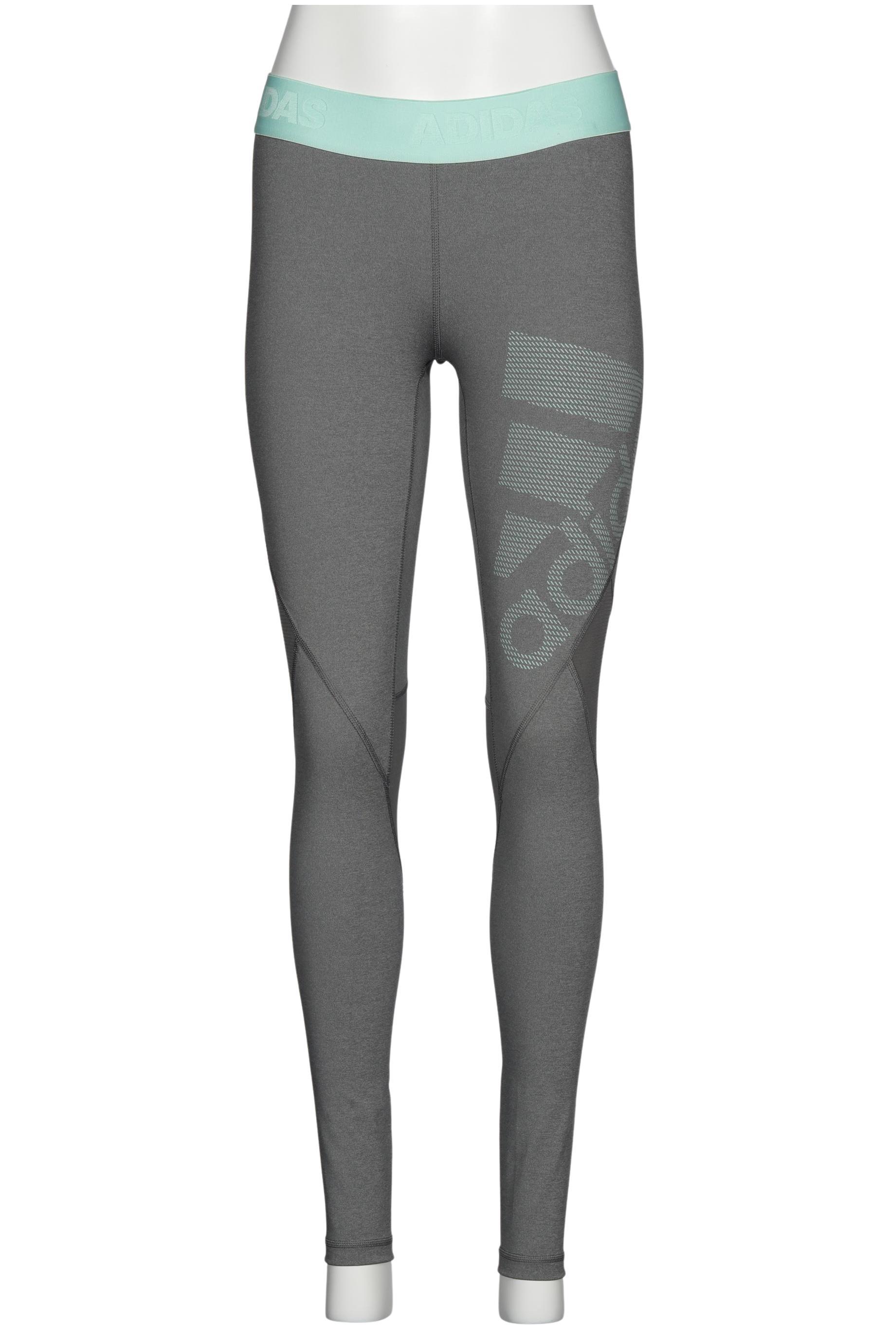 

adidas Damen Stoffhose, grau, Gr. 38