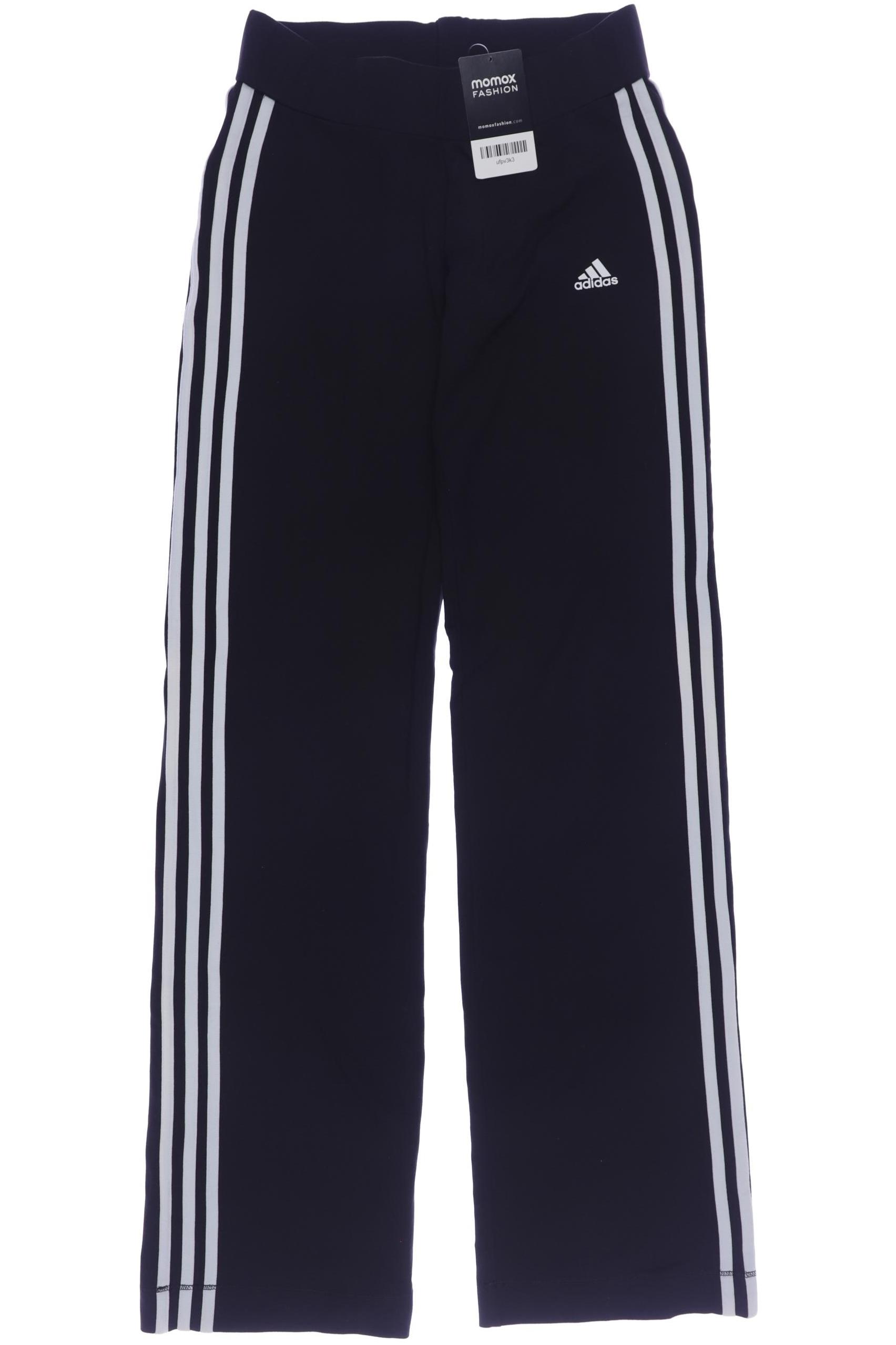 

adidas Damen Stoffhose, schwarz, Gr. 38