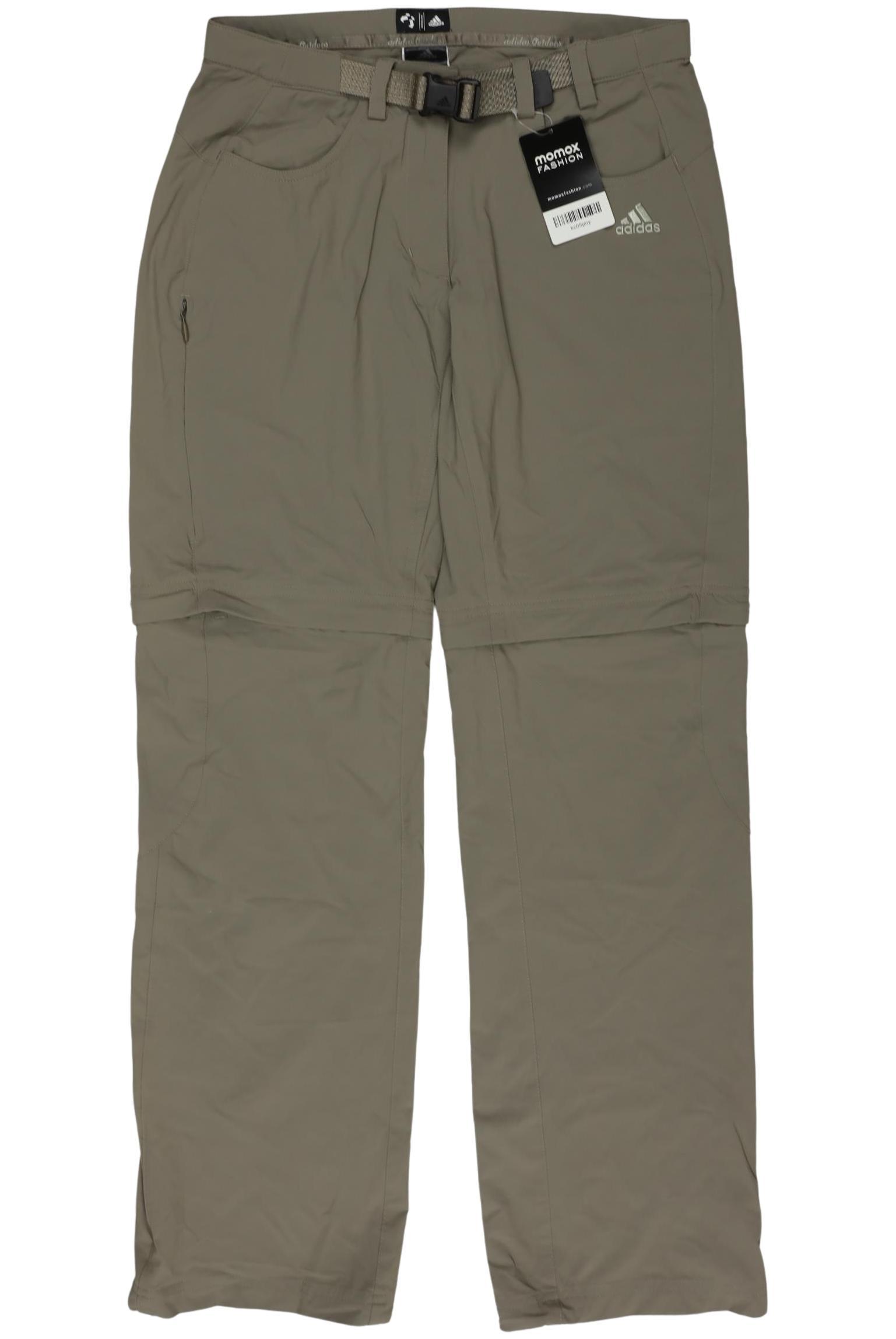 

adidas Damen Stoffhose, grau, Gr. 34