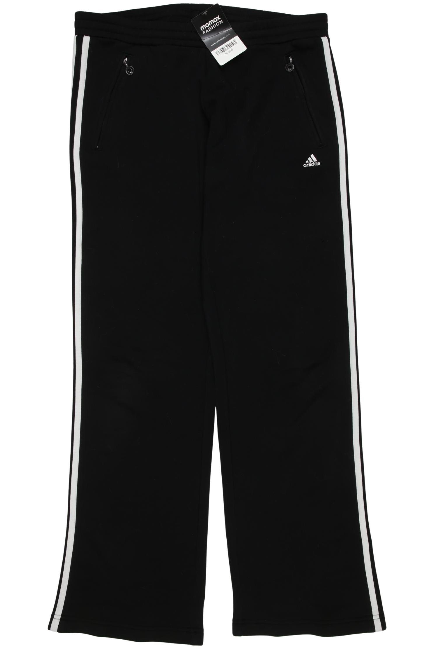 

adidas Damen Stoffhose, schwarz, Gr. 38
