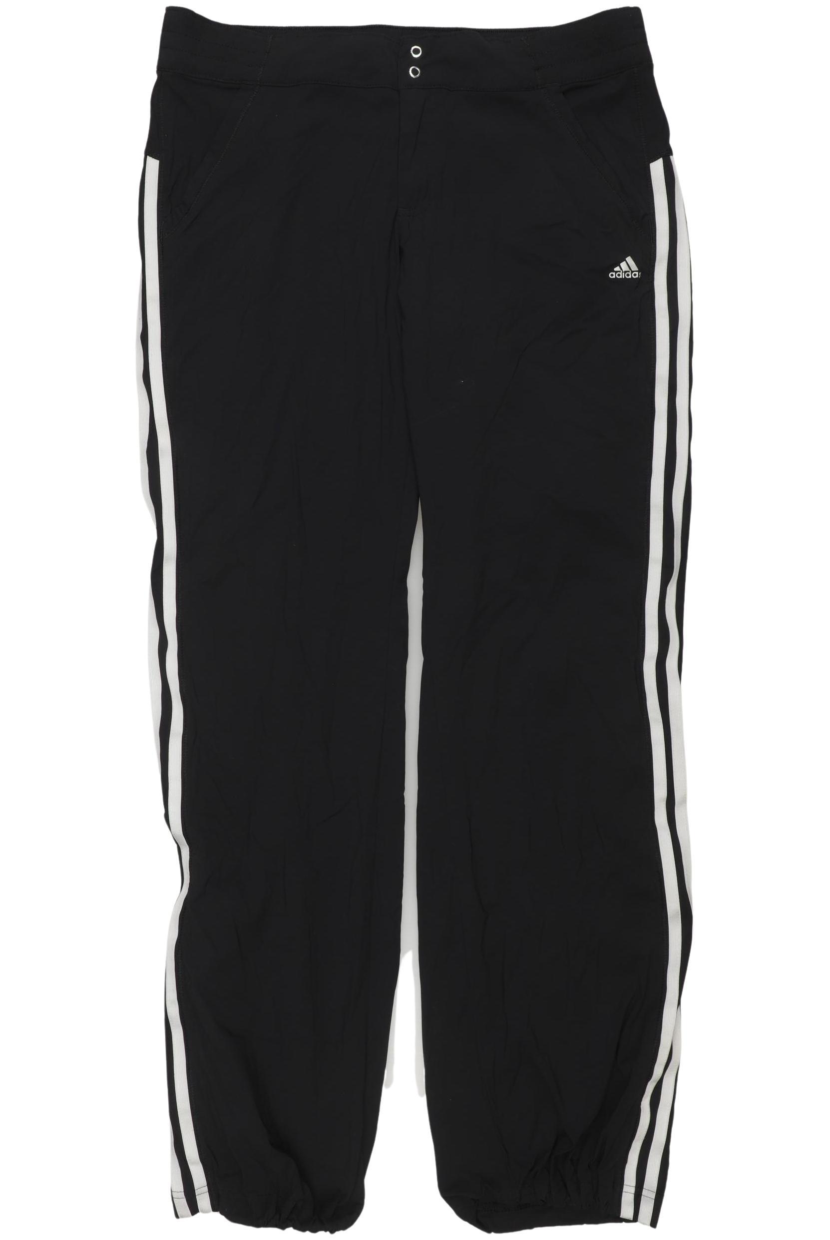 

adidas Damen Stoffhose, schwarz, Gr. 40