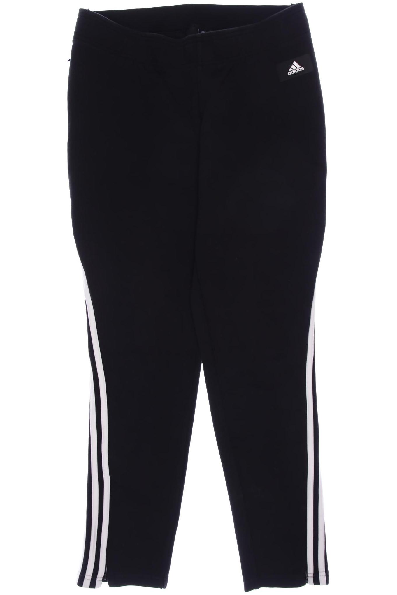 

adidas Damen Stoffhose, schwarz, Gr. 38