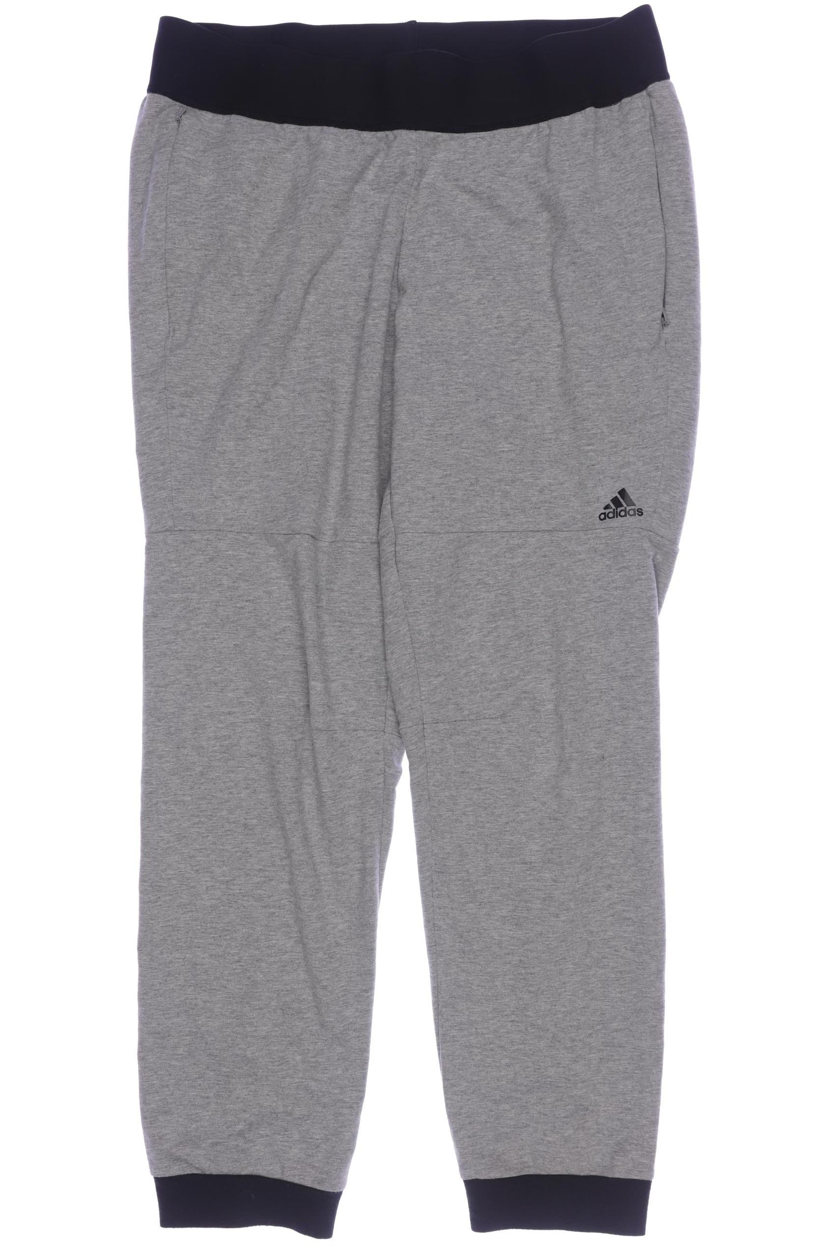 

adidas Damen Stoffhose, grau, Gr. 0