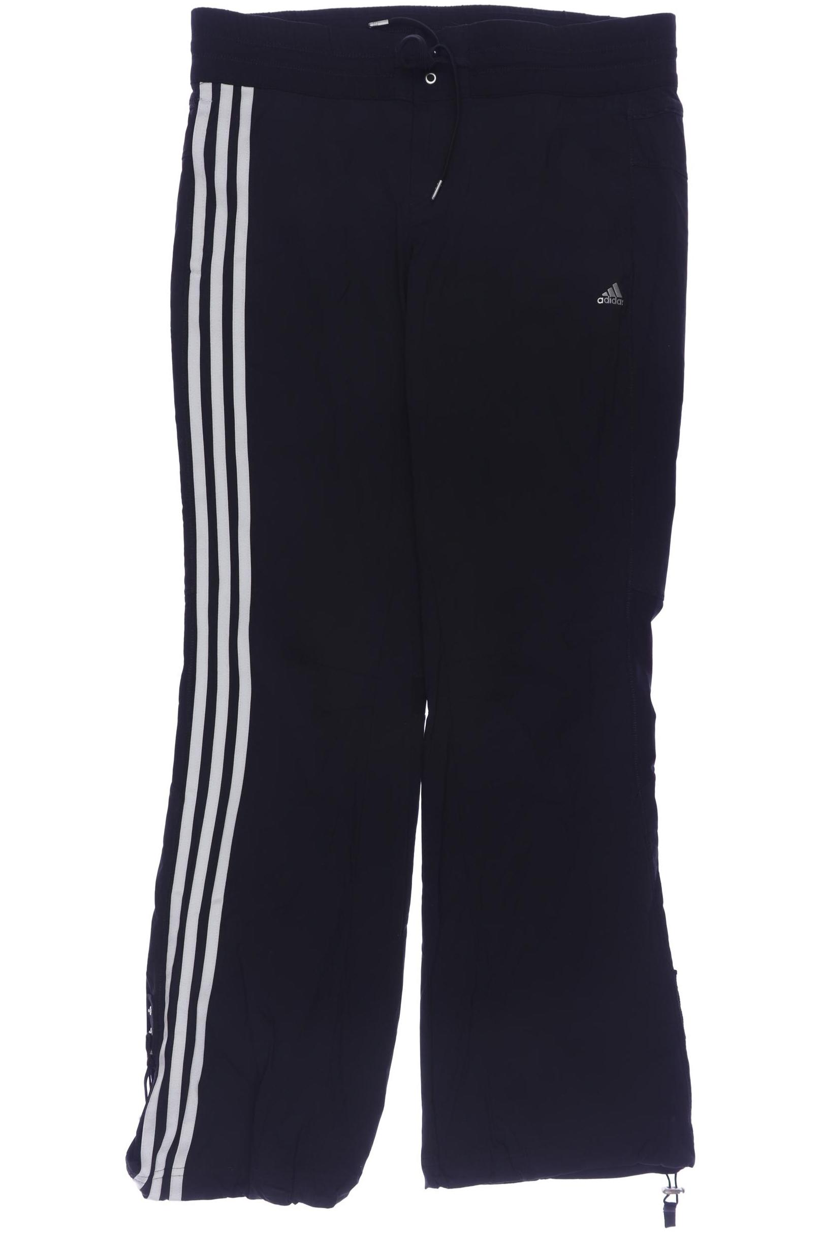

adidas Damen Stoffhose, schwarz, Gr. 38