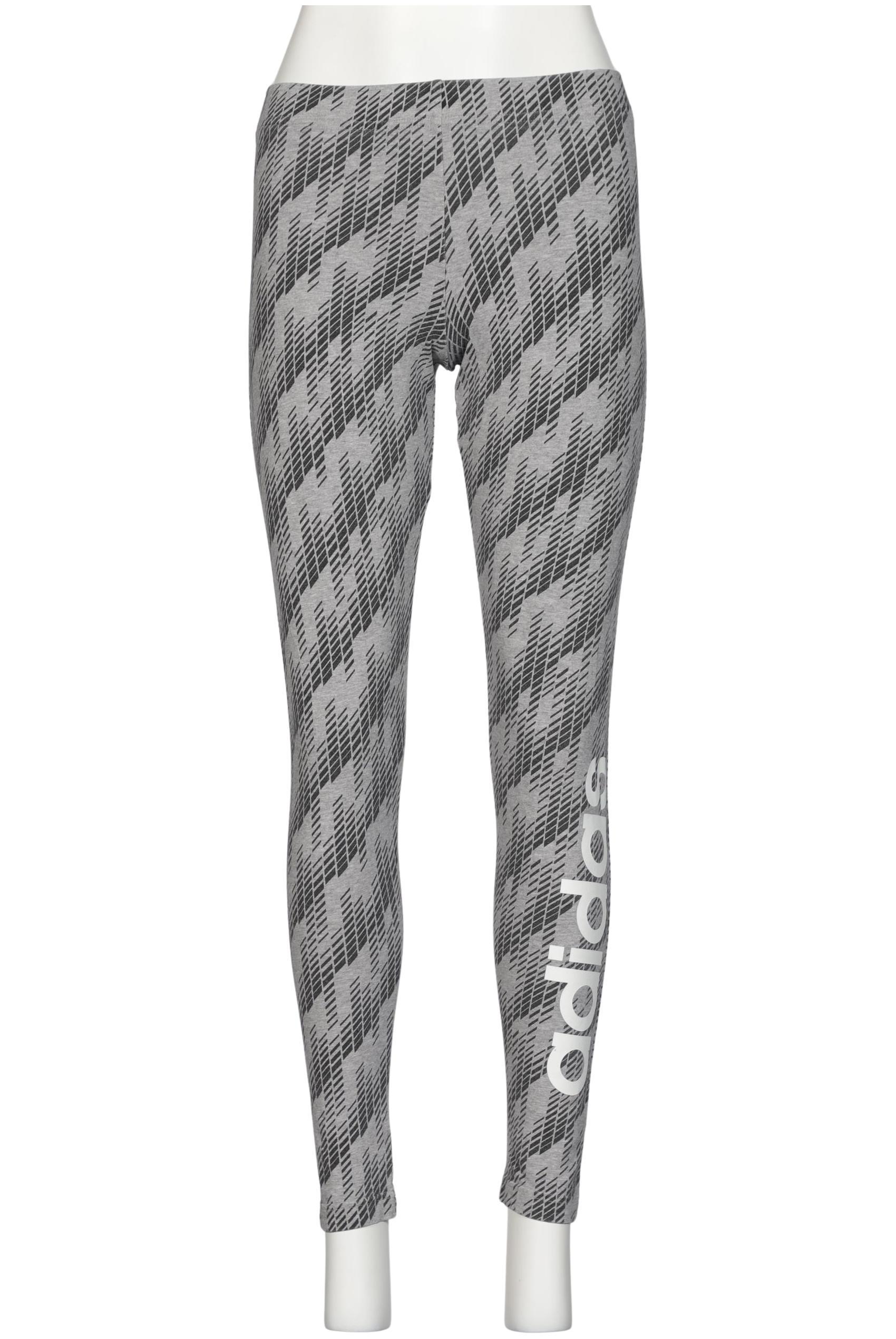 

adidas Damen Stoffhose, grau, Gr. 28