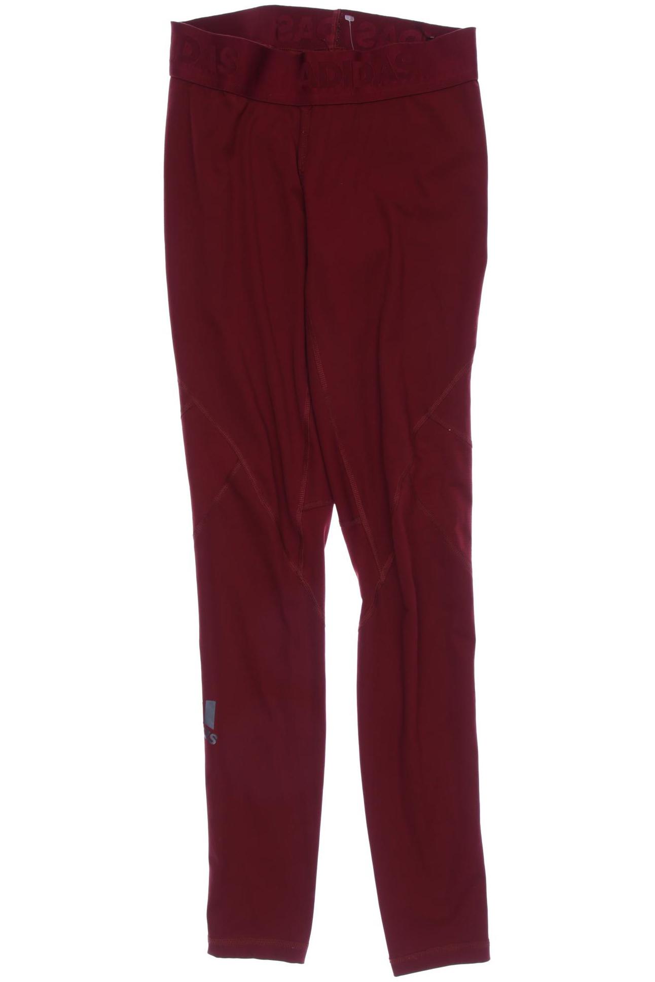 

adidas Damen Stoffhose, bordeaux, Gr. 0