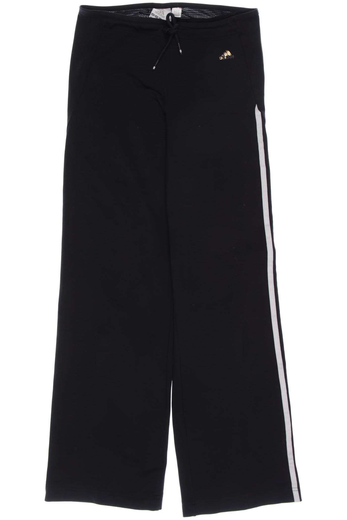 

adidas Damen Stoffhose, schwarz, Gr. 38