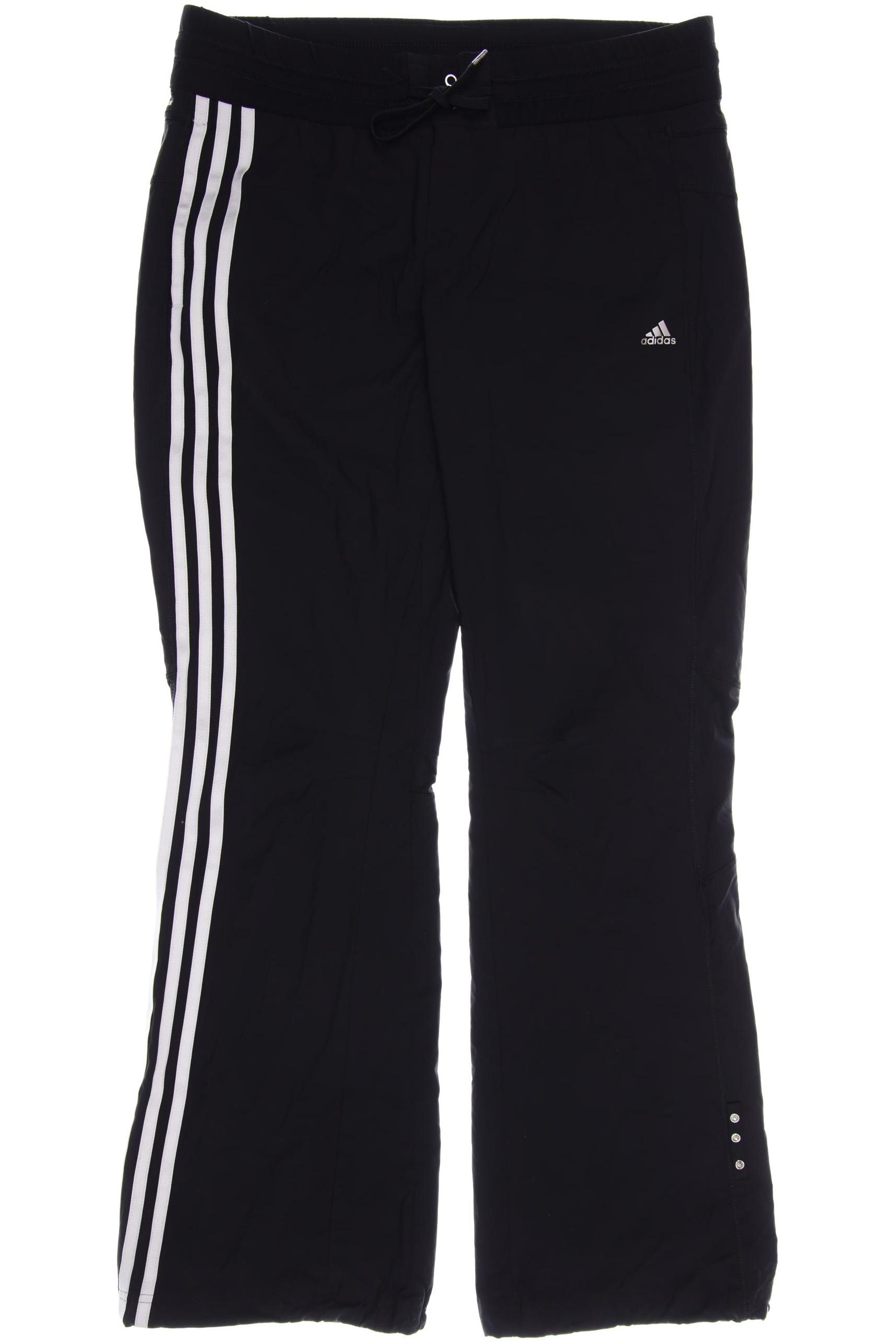 

adidas Damen Stoffhose, schwarz, Gr. 38