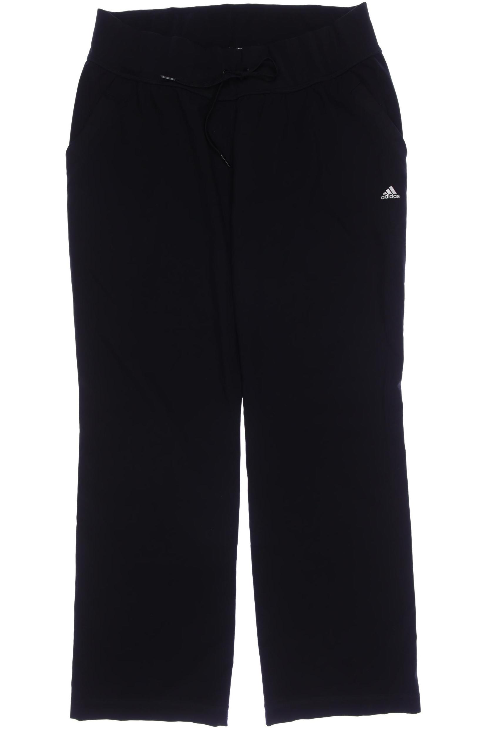 

adidas Damen Stoffhose, schwarz, Gr. 42