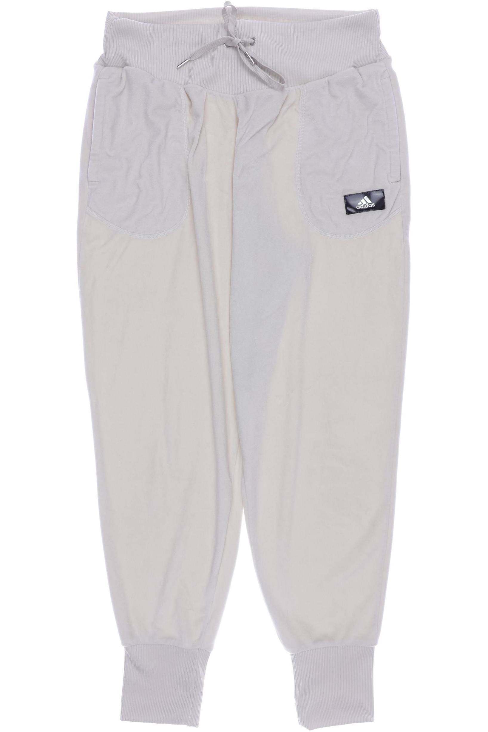 

adidas Damen Stoffhose, cremeweiß, Gr. 0