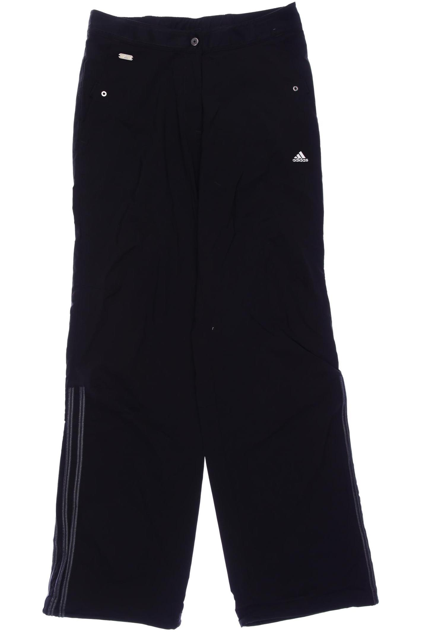 

adidas Damen Stoffhose, schwarz, Gr. 34