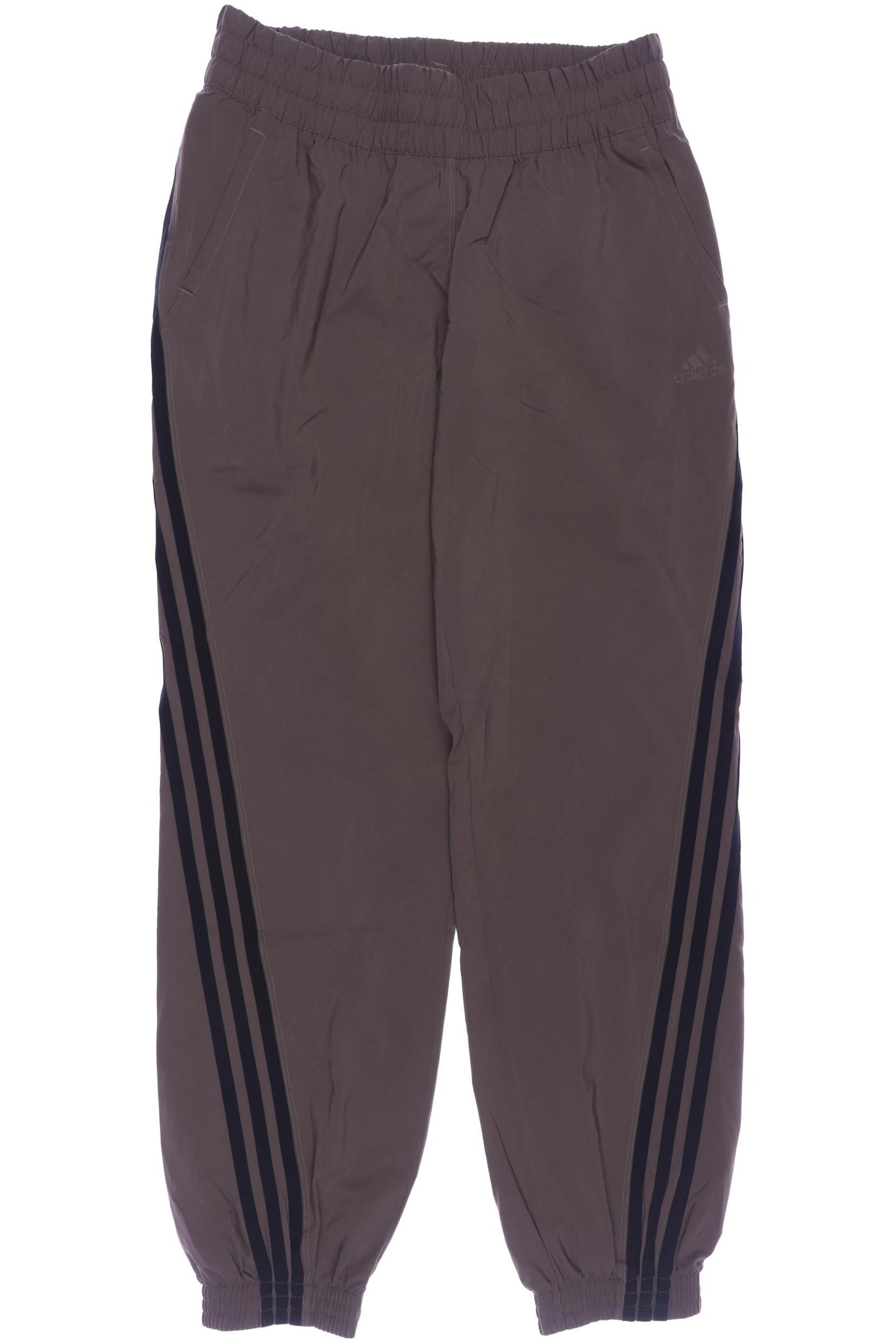 

adidas Damen Stoffhose, braun, Gr. 0
