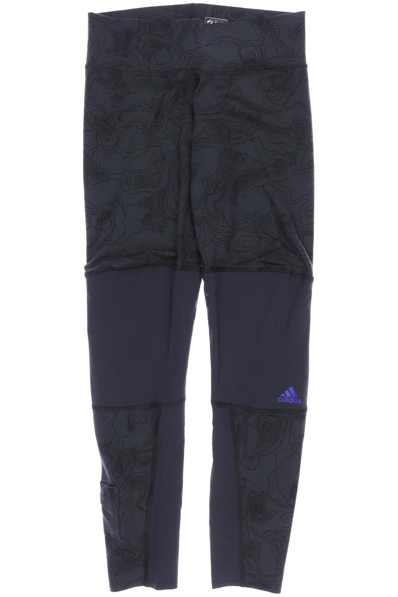 

adidas Damen Stoffhose, grau, Gr. 34