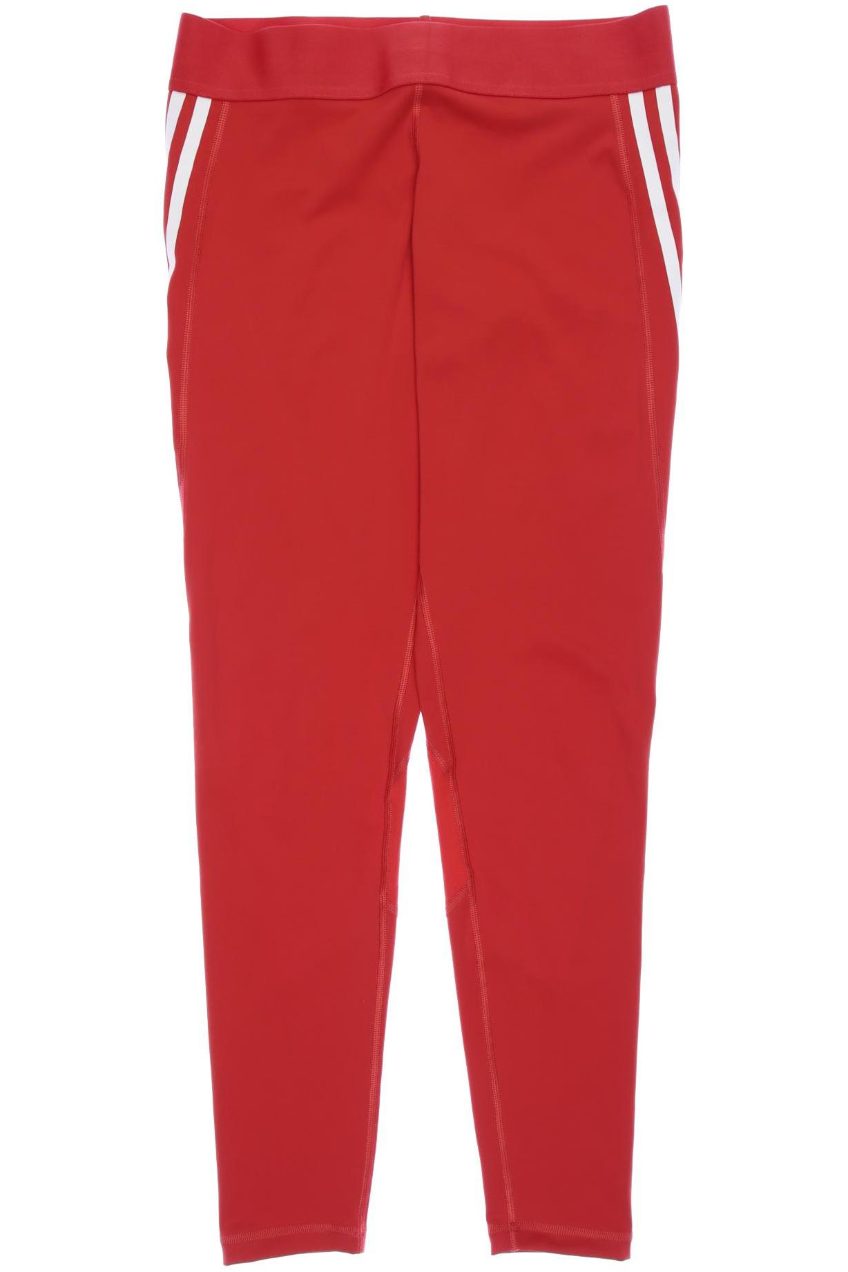 

adidas Damen Stoffhose, rot, Gr. 38