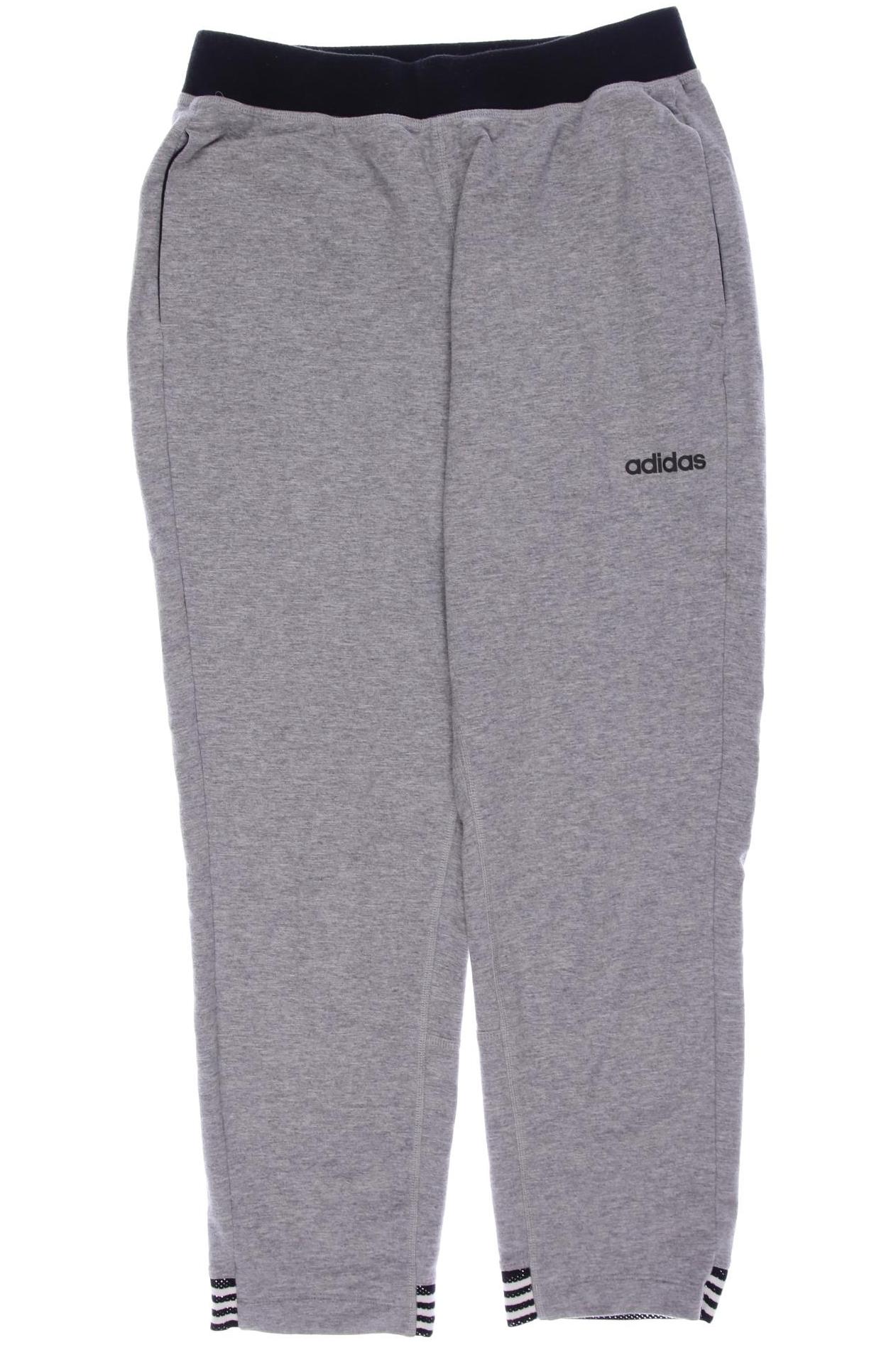

adidas Damen Stoffhose, grau, Gr. 34