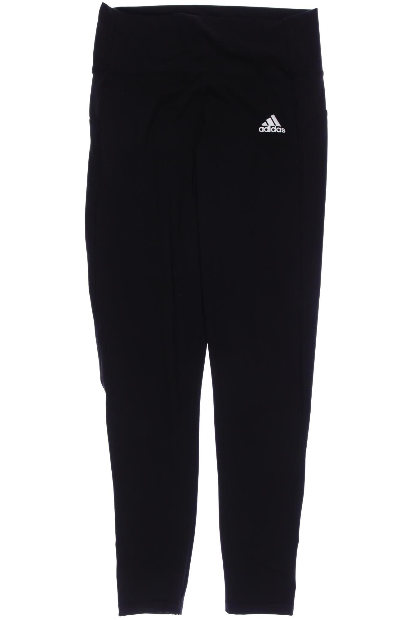 

adidas Damen Stoffhose, schwarz, Gr. 38