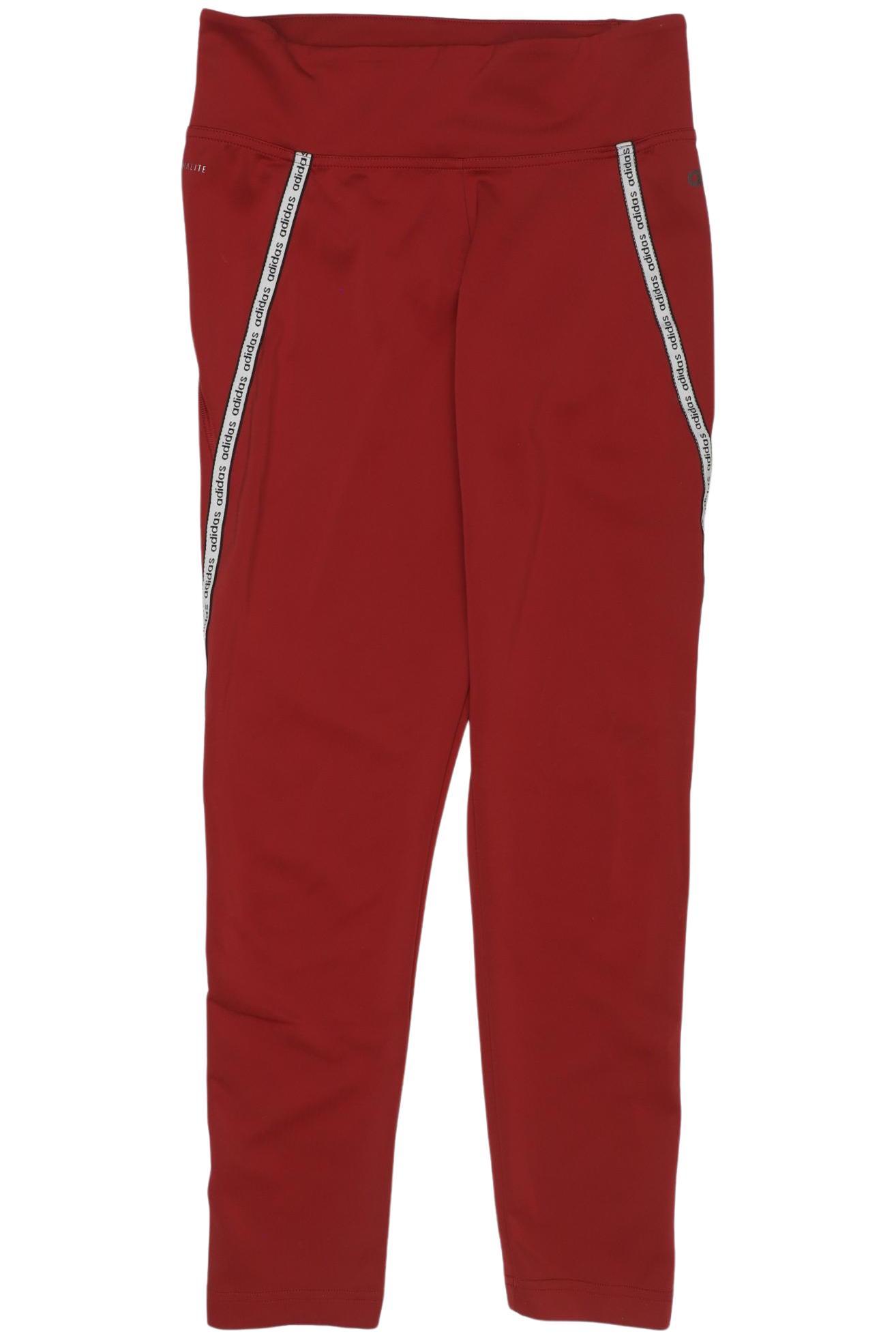 

adidas Damen Stoffhose, rot, Gr. 0