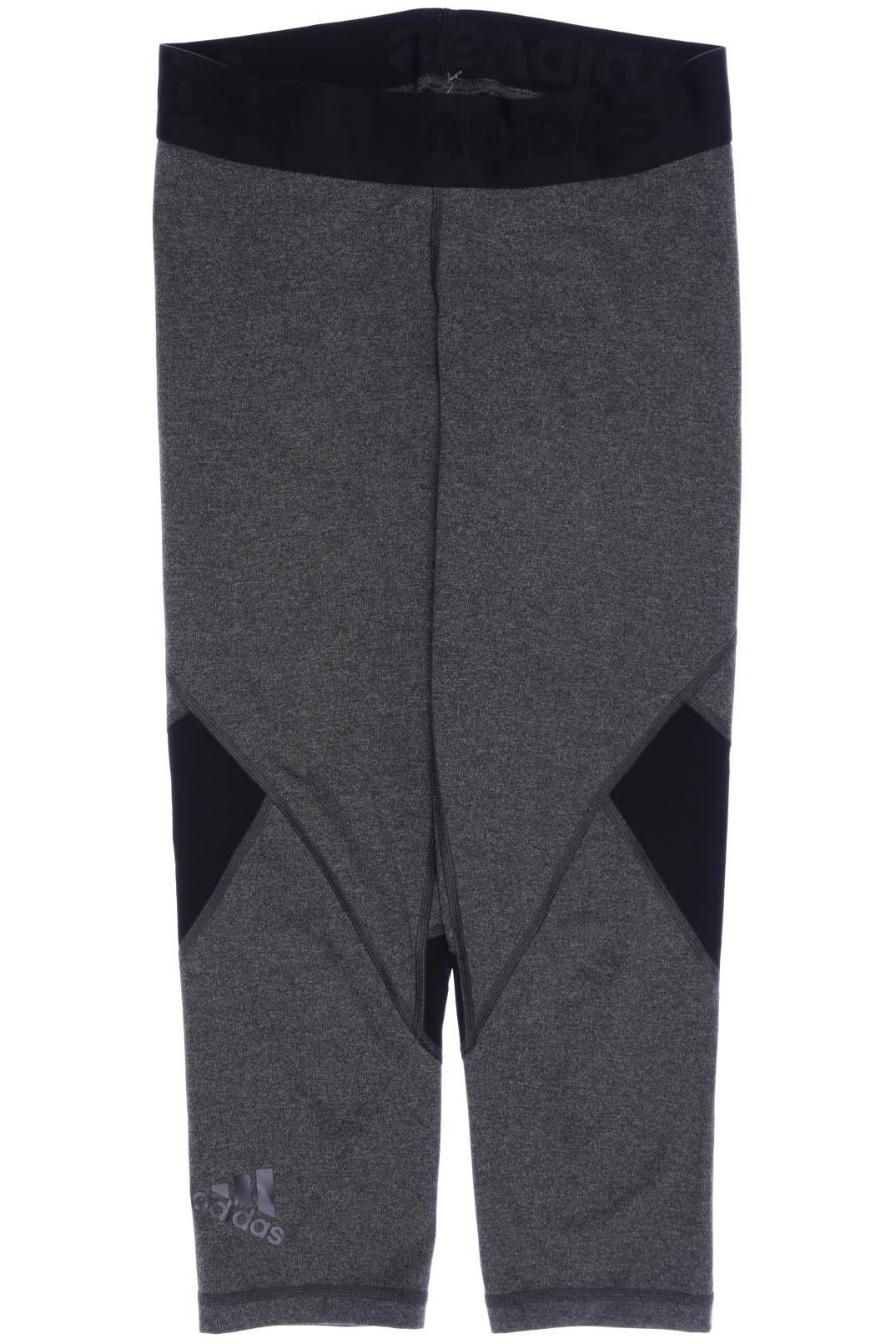 

adidas Damen Stoffhose, grau, Gr. 0
