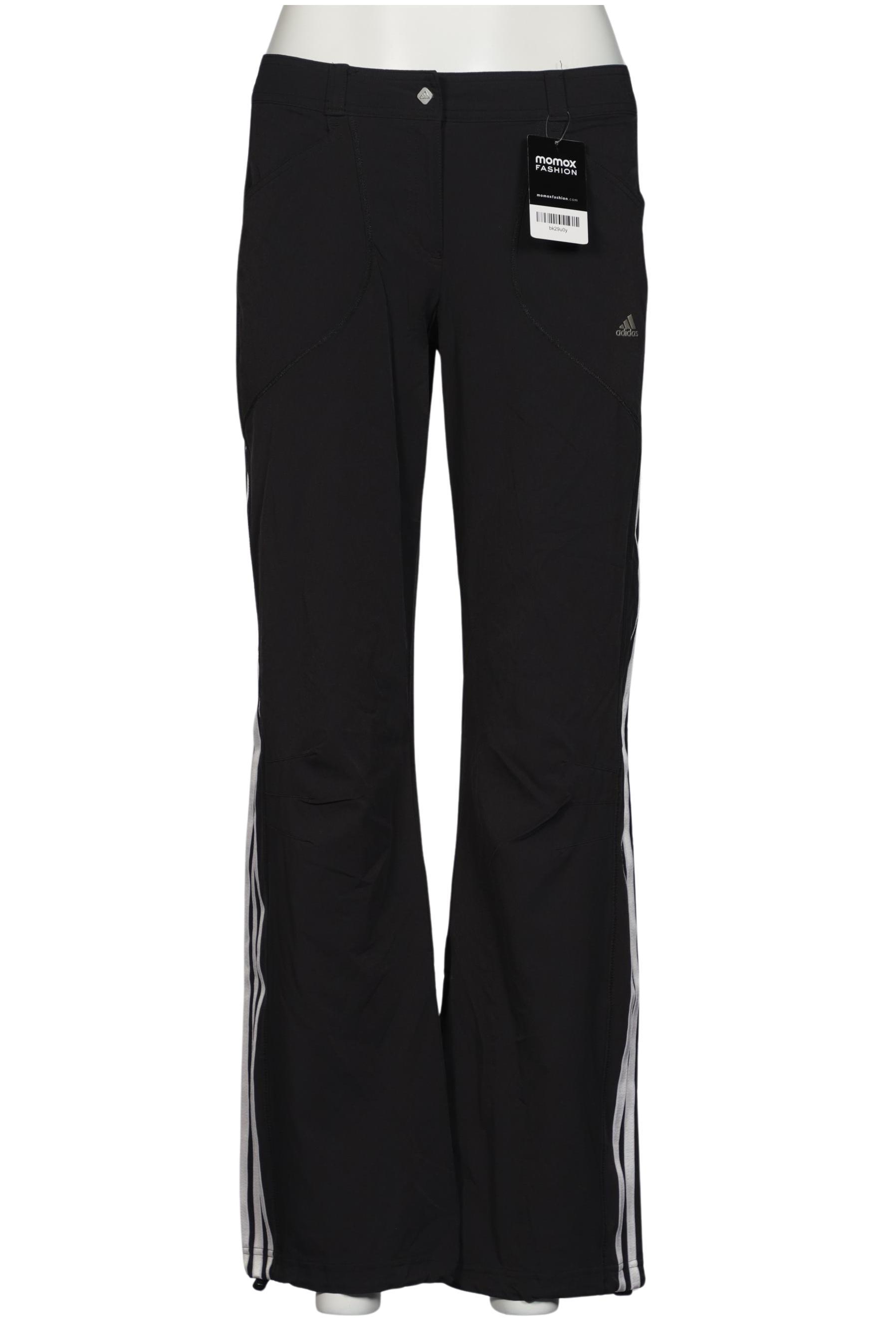

adidas Damen Stoffhose, schwarz, Gr. 40